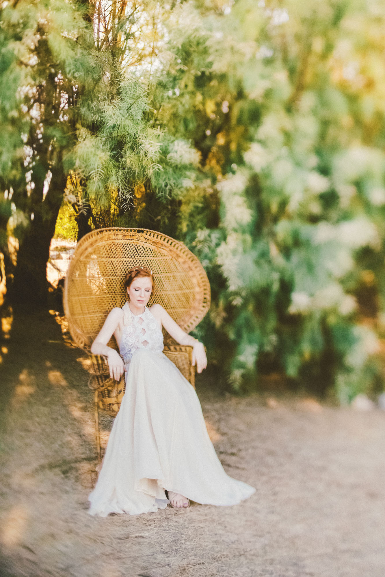 Boho chis Bridal inspiration Joshua tree california wedding photographer