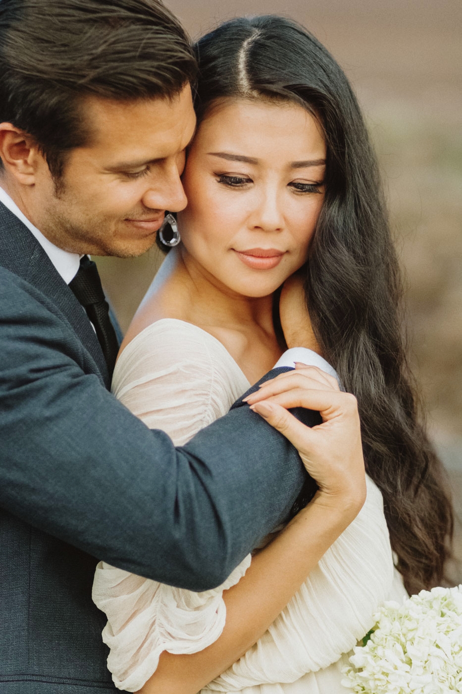 luxury bride and groom style for hawaii destination wedding