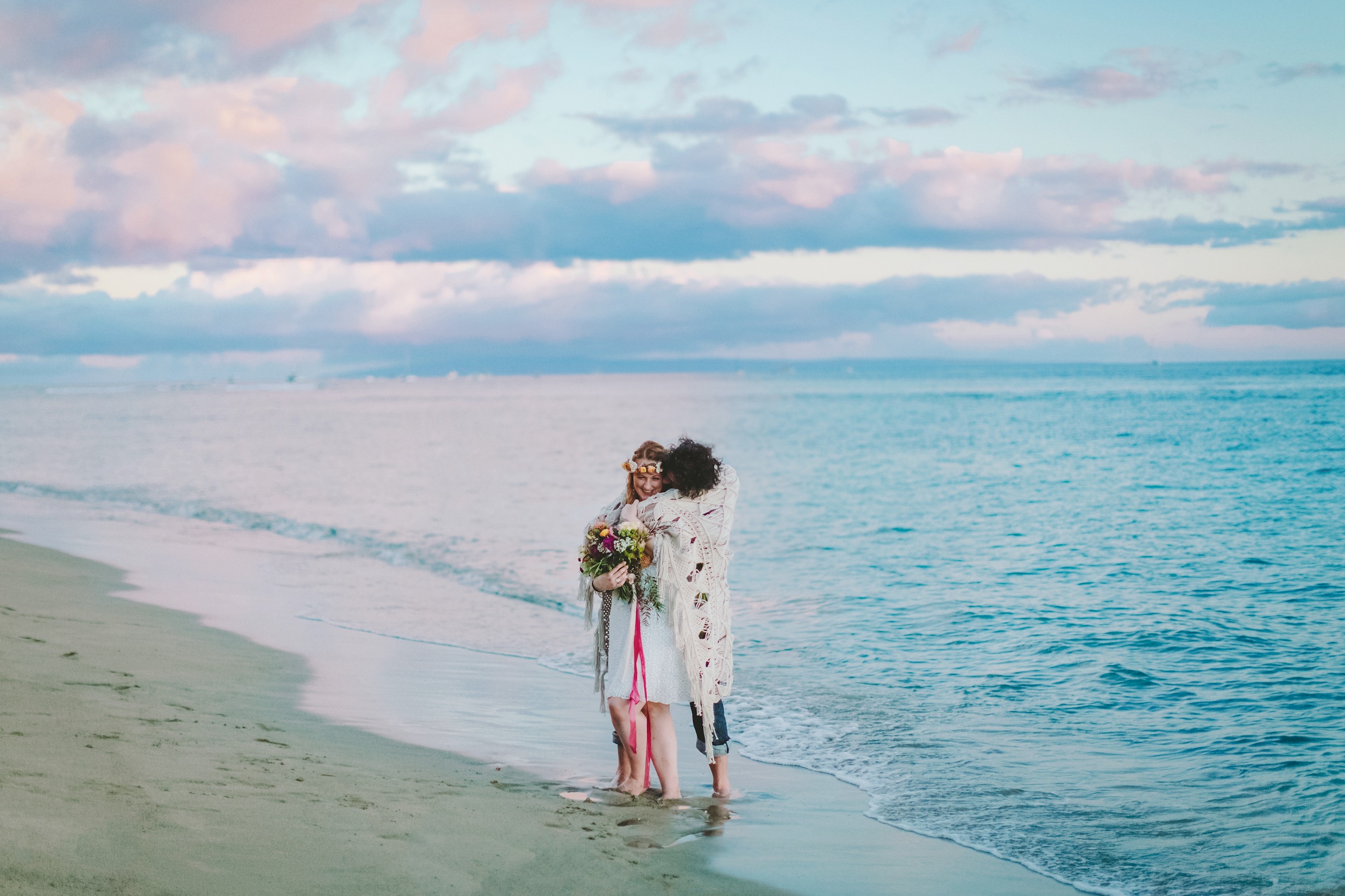 lovely bride and groom wedding bliss at maui sunset baby beach.jpg