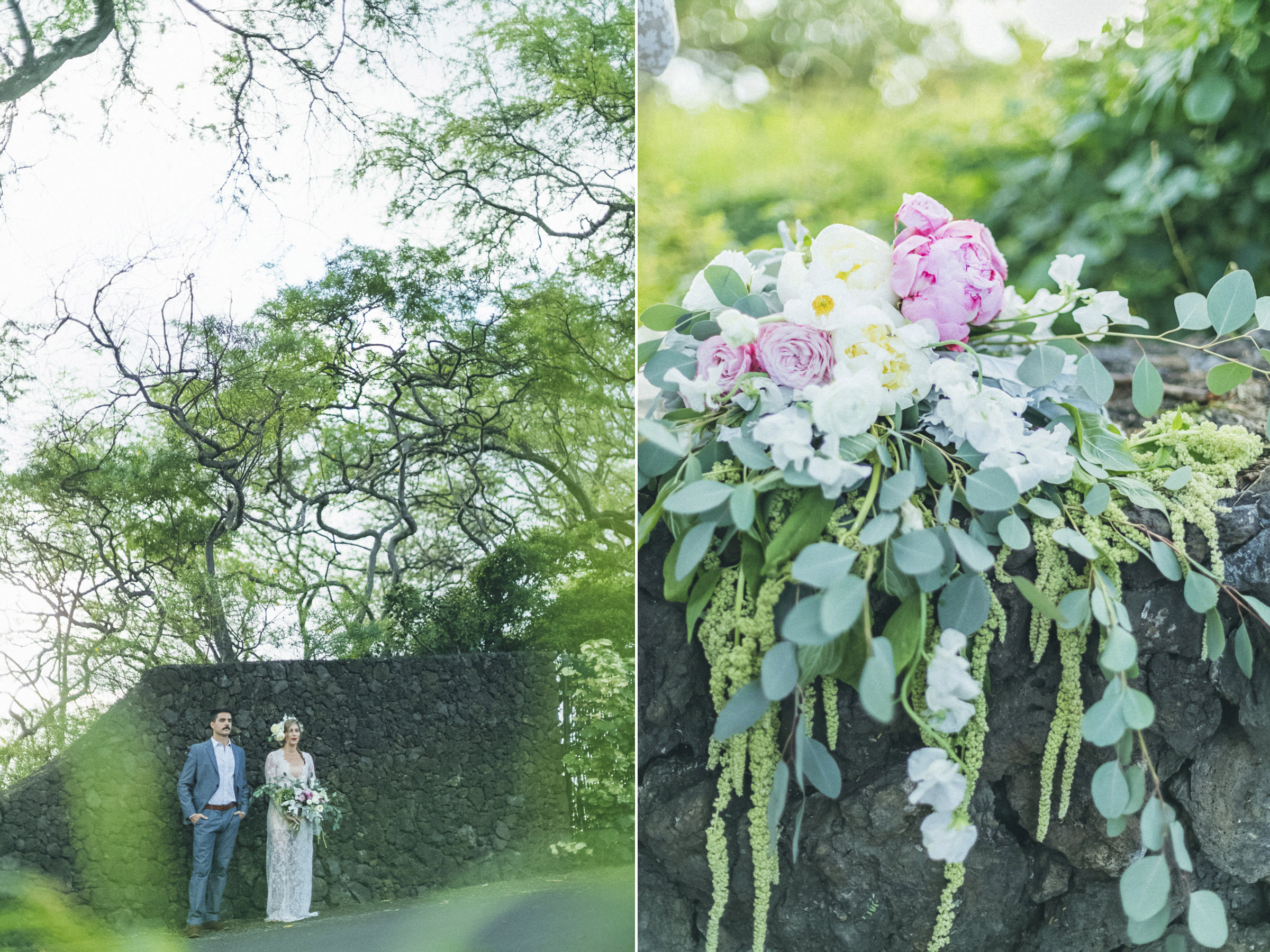 stunning gorgeous floral bouquet for hawaii wedding