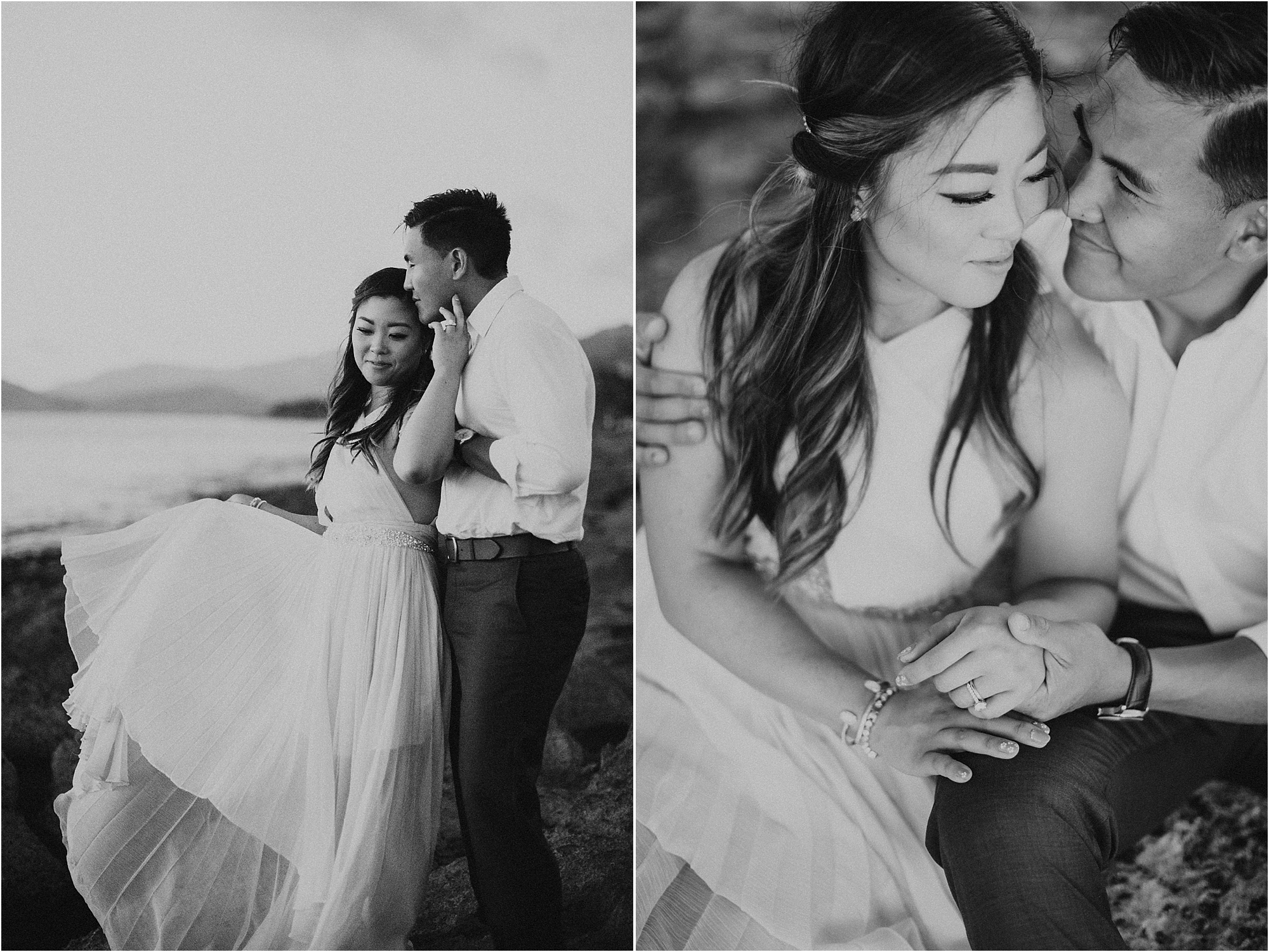 Day after wedding couples session in Oahu, Hawaii