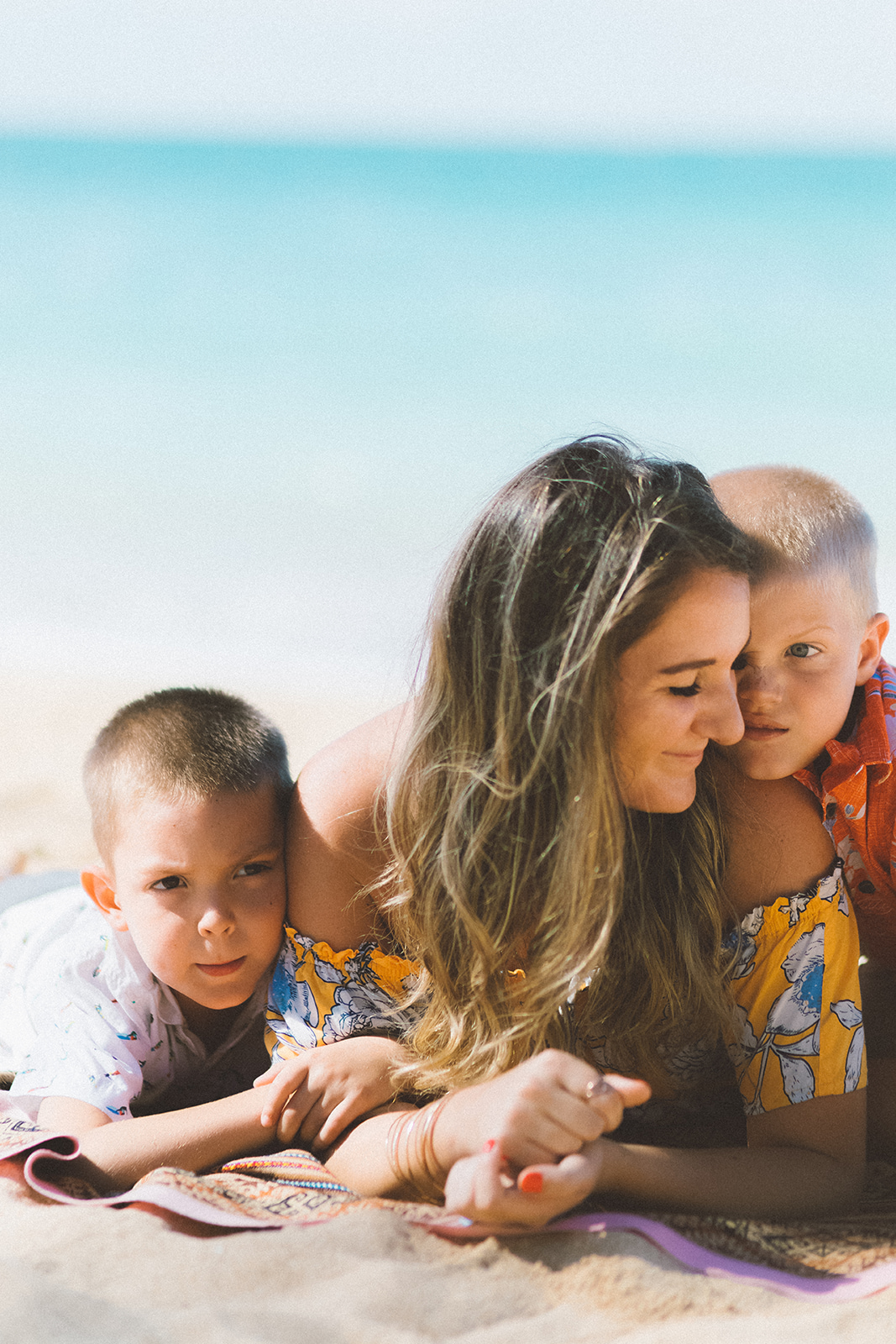 Maui Ohana bainca bishop and her two boys