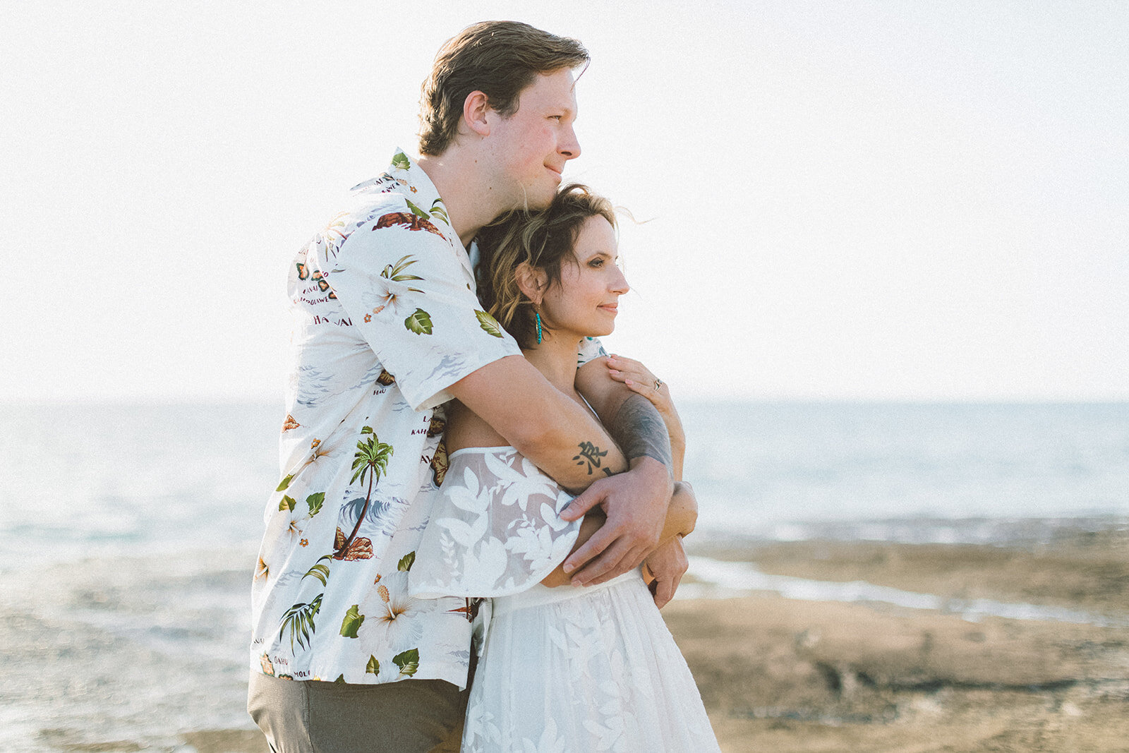  Top Maui Wedding photographer Angie Diaz Captures beautiful tropical engagement session with the perfect sun flare and romance your heart needed. Location: Palm Trees at Olowalu, Lahaina , Hawaii 