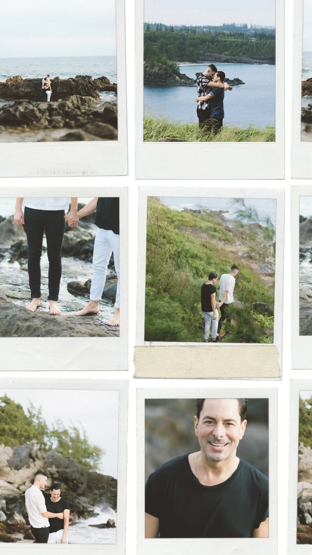Same sex adventure beach engagement session in Maui Kapalua
