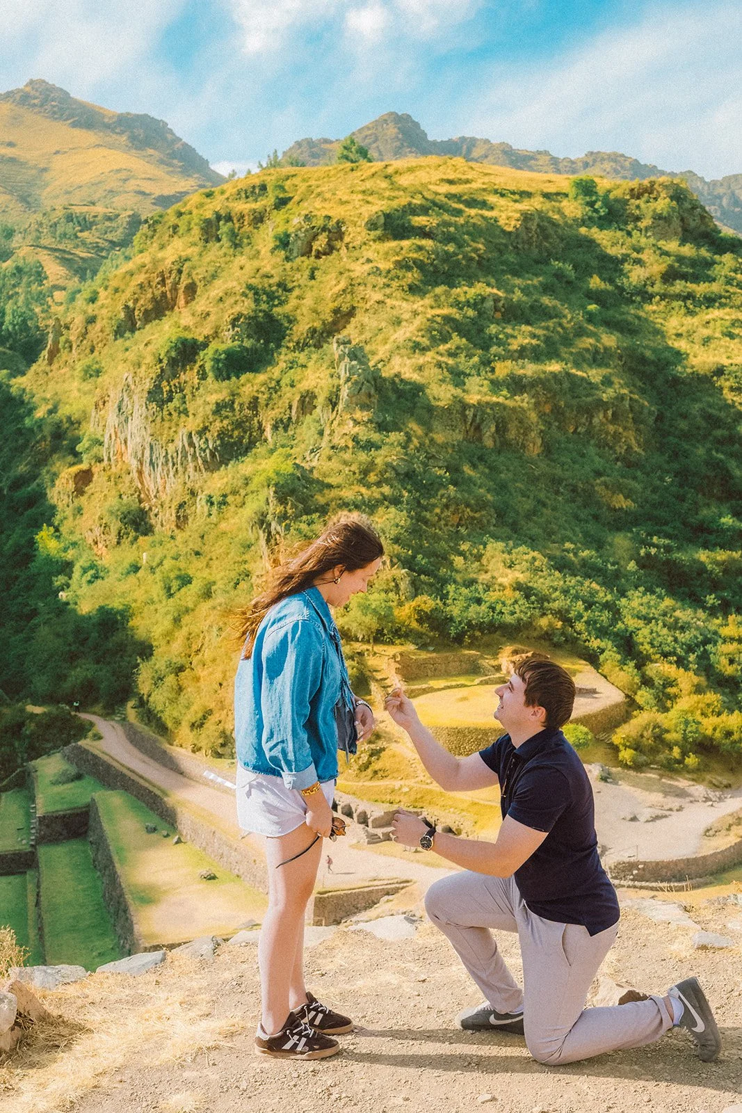 A Surprise Proposal at Pisac Ruins | Sacred Valley, Peru