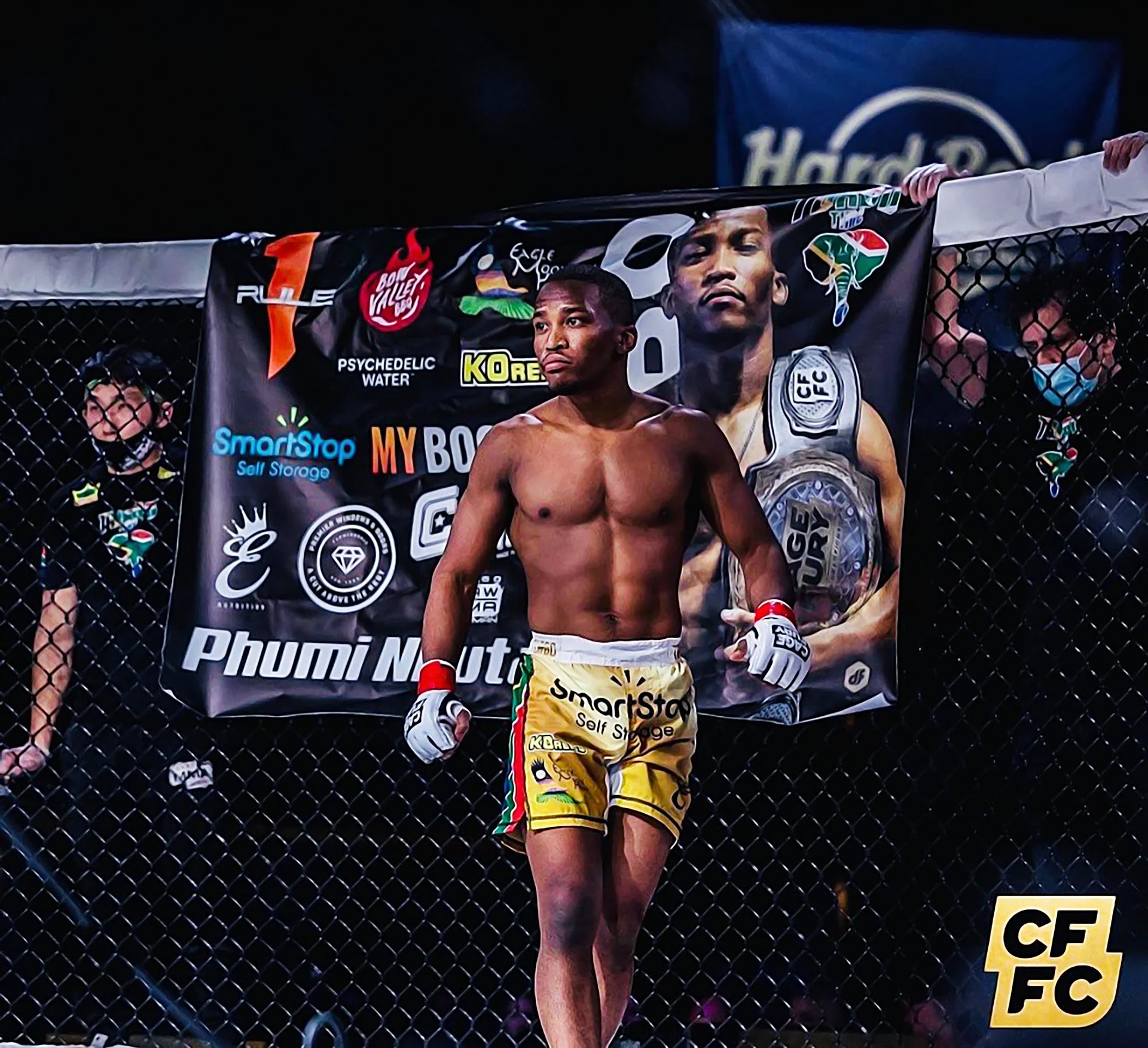 Phumi Nkuta CFFC Fight Banner Photo