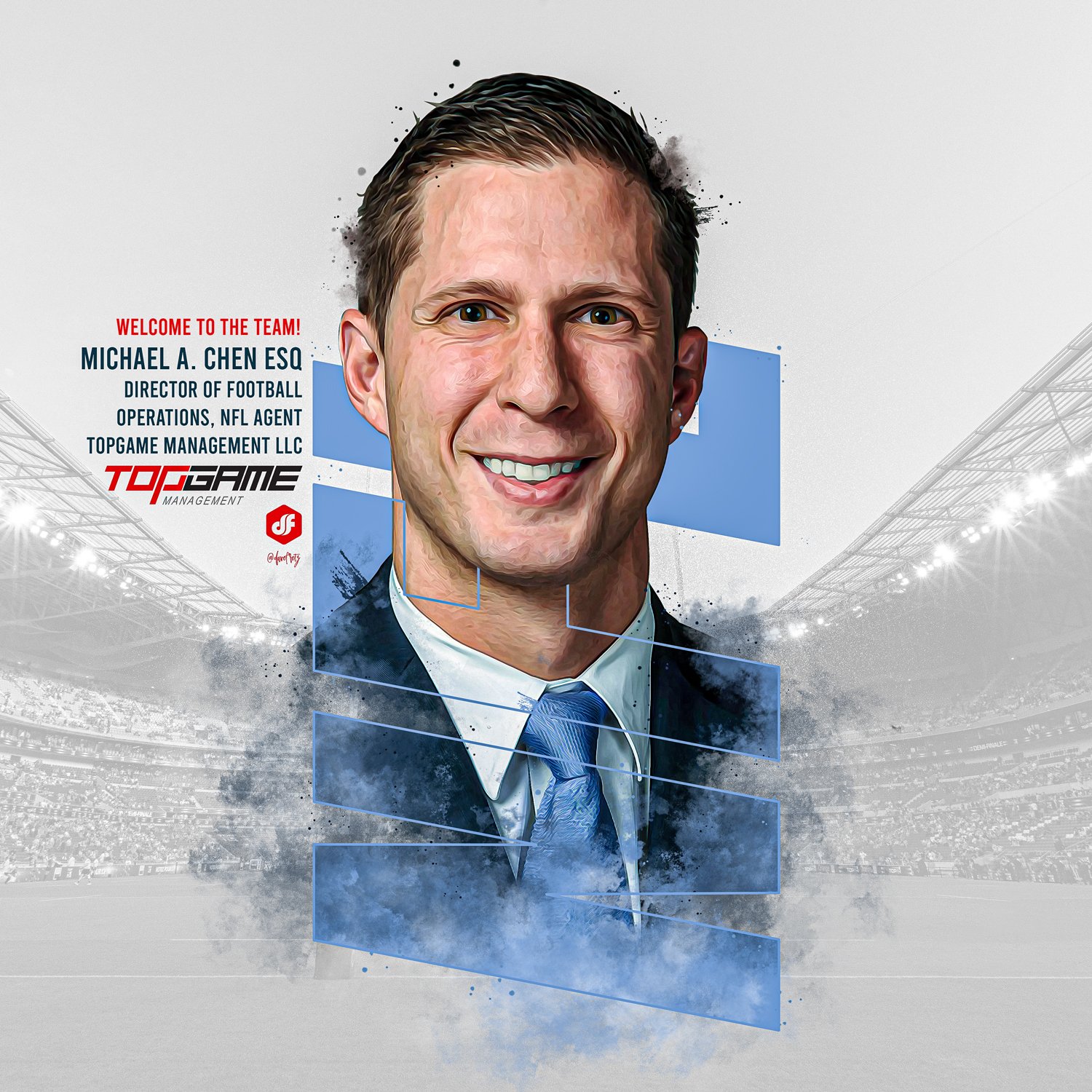 Mike Chen - TopGame NFL Agent Promotional Artwork