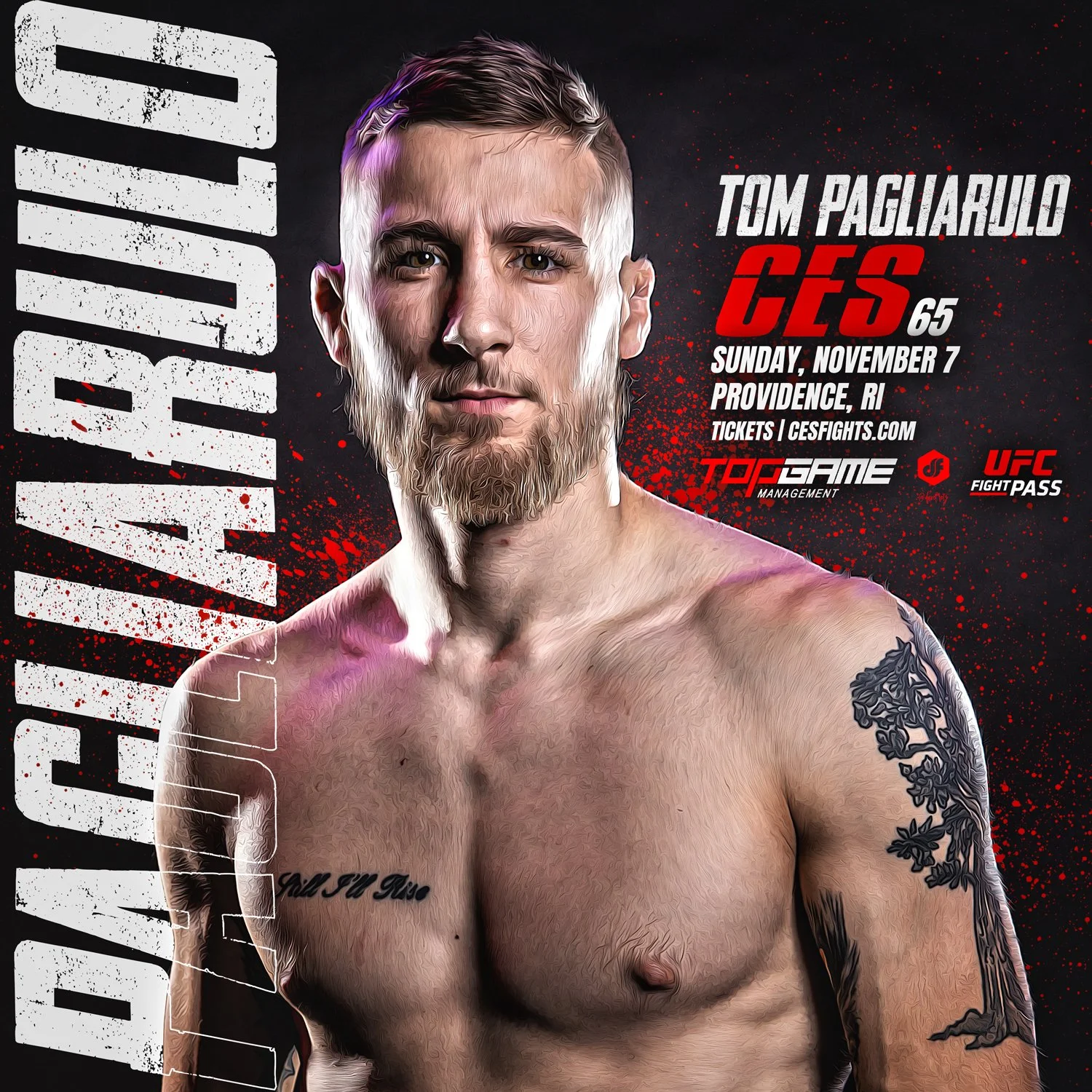 Tom Pagliarulo Fight Announcement - TopGame Management