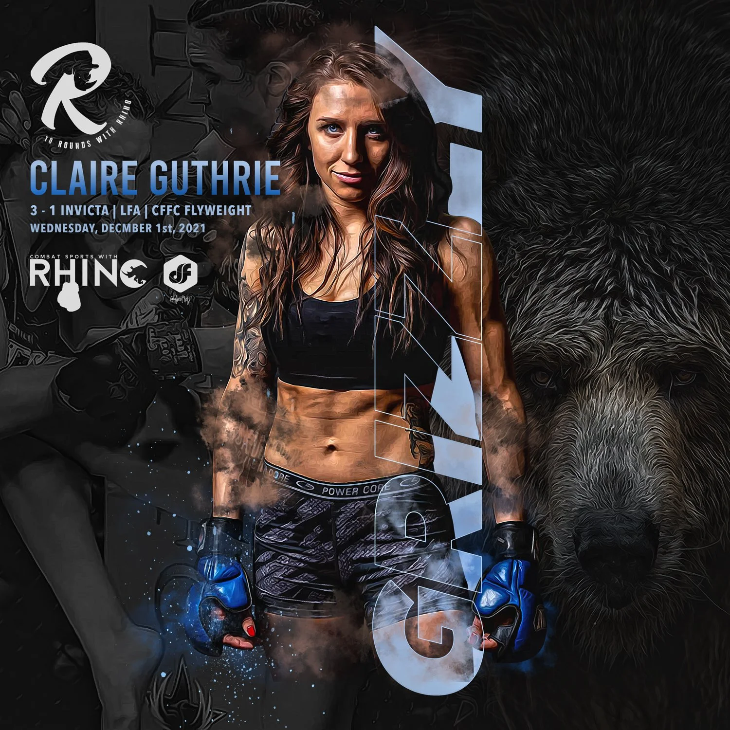 Claire Guthrie Guest Graphic - Combat Sports with Rhino