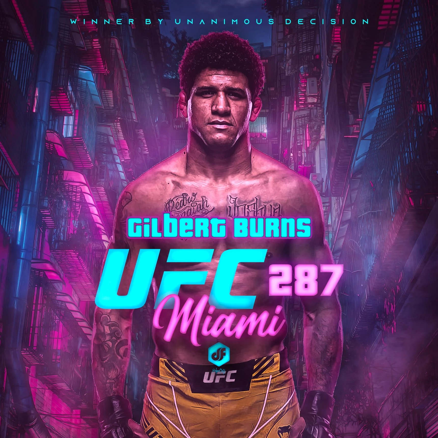 Gilbert Burns - UFC 287 Winner