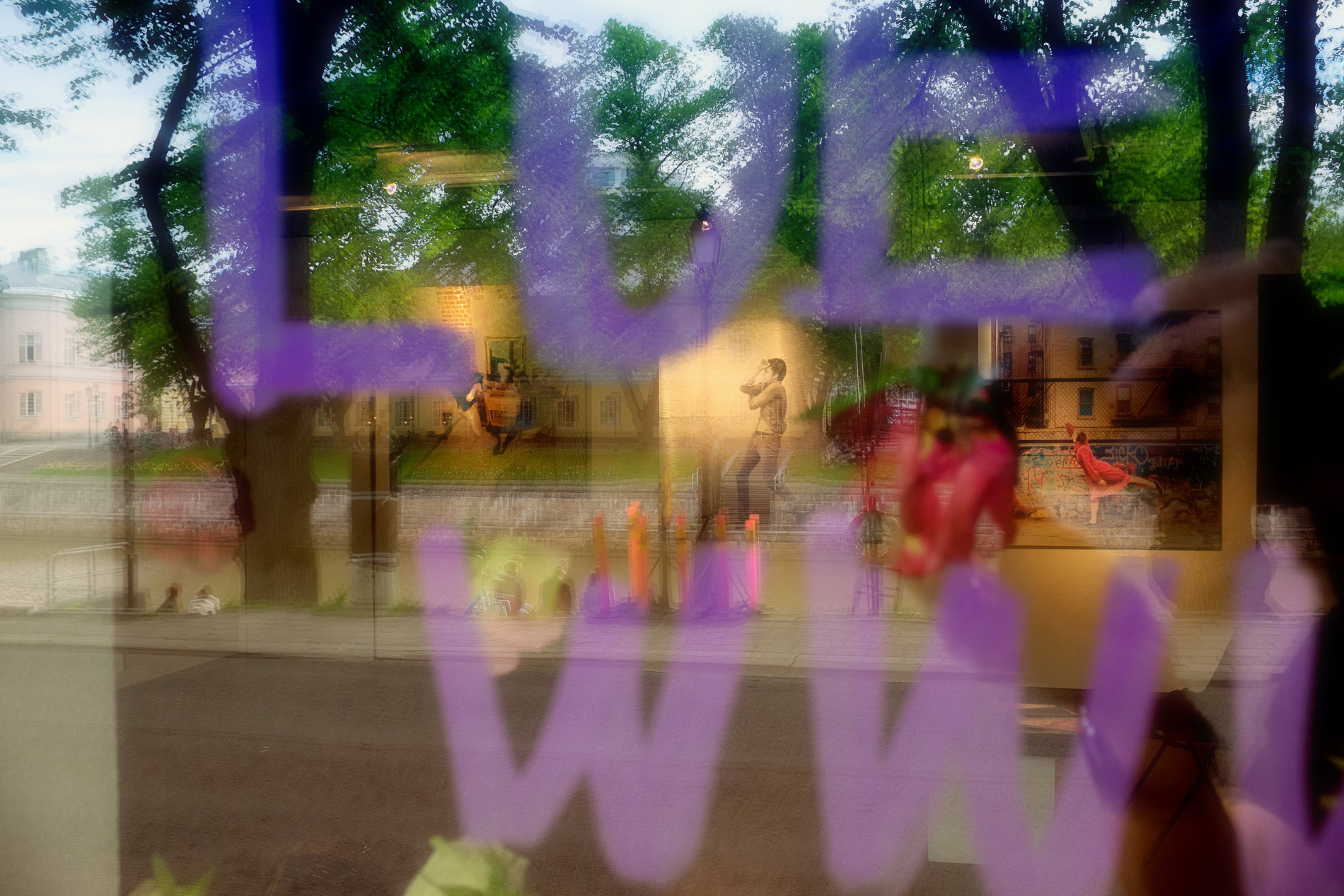 IMPROVISATIONS ON ALUMINUM - LIVE IN NYC works on display