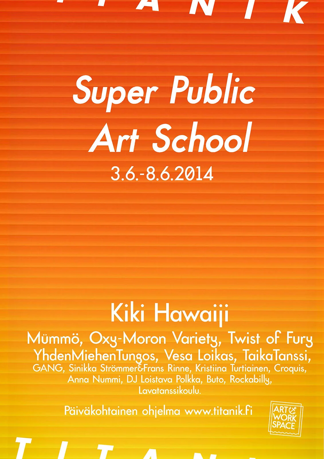 TITANIK Gallery Exhibit Poster 2014