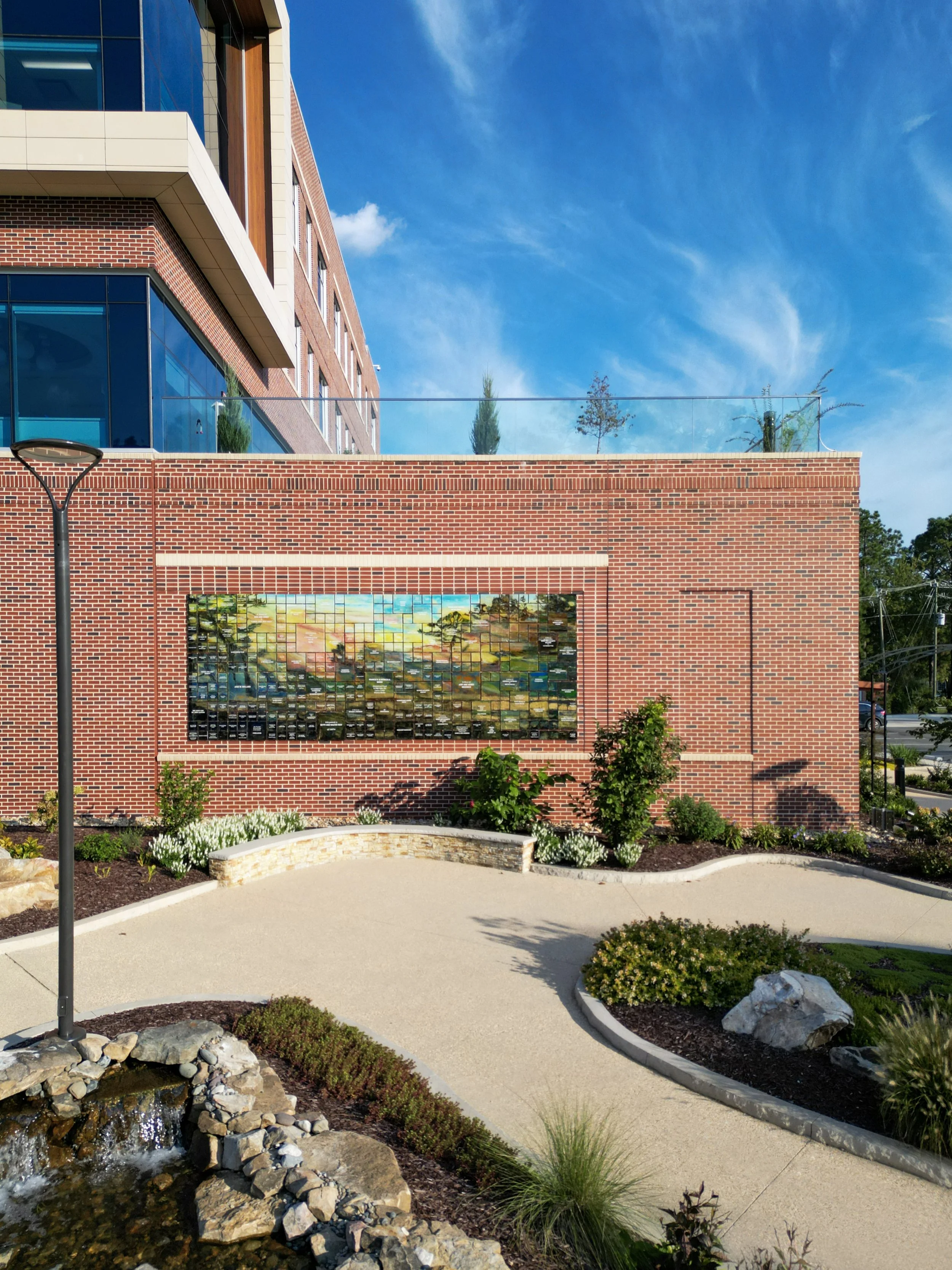 FirstHealth Kiln Formed Glass Tile Mural Front1.jpg