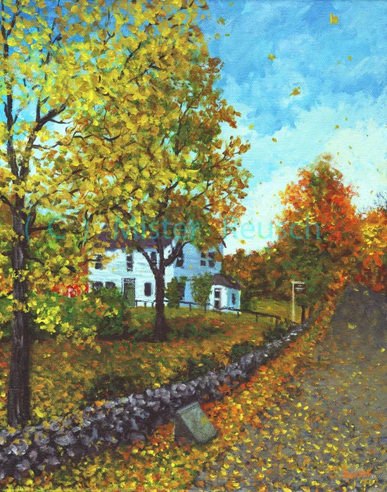 "Whittier Birthplace in Autumn"