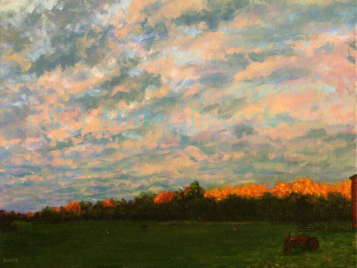 "Sunset Treetops"