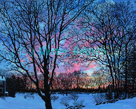 "Winter Sunset"