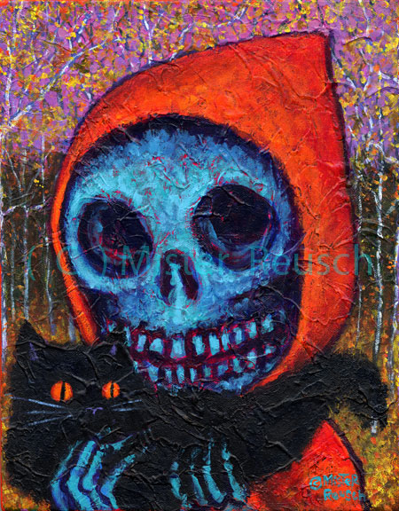 "Autumn Black Cat"