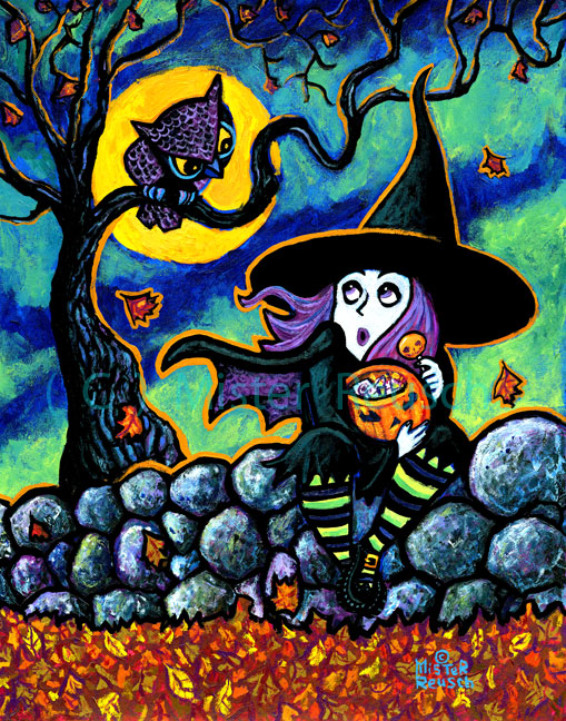 "Owl & Witch"