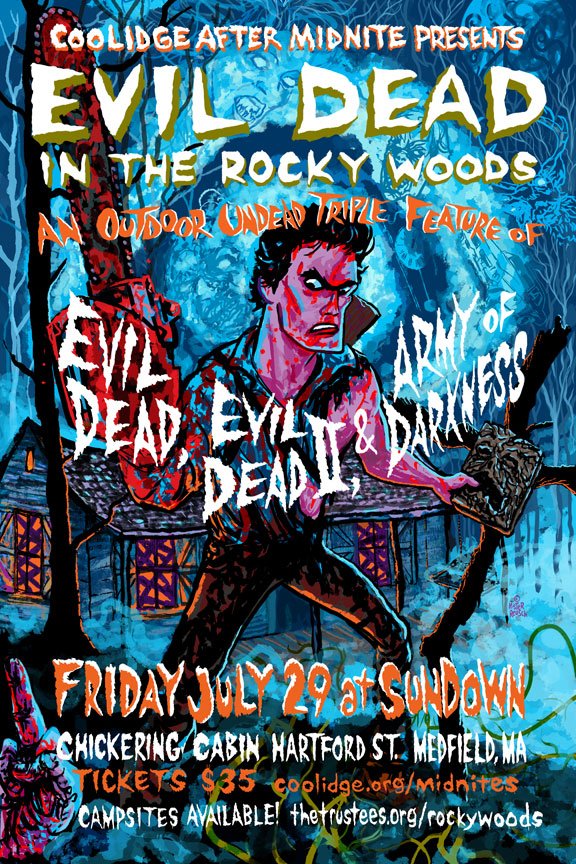 Evil Dead in the Rocky Woods