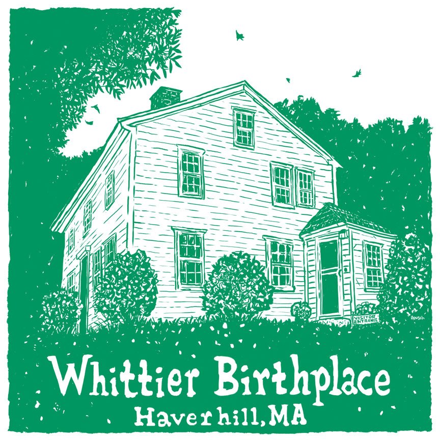 Whittier Birthplace Totebag