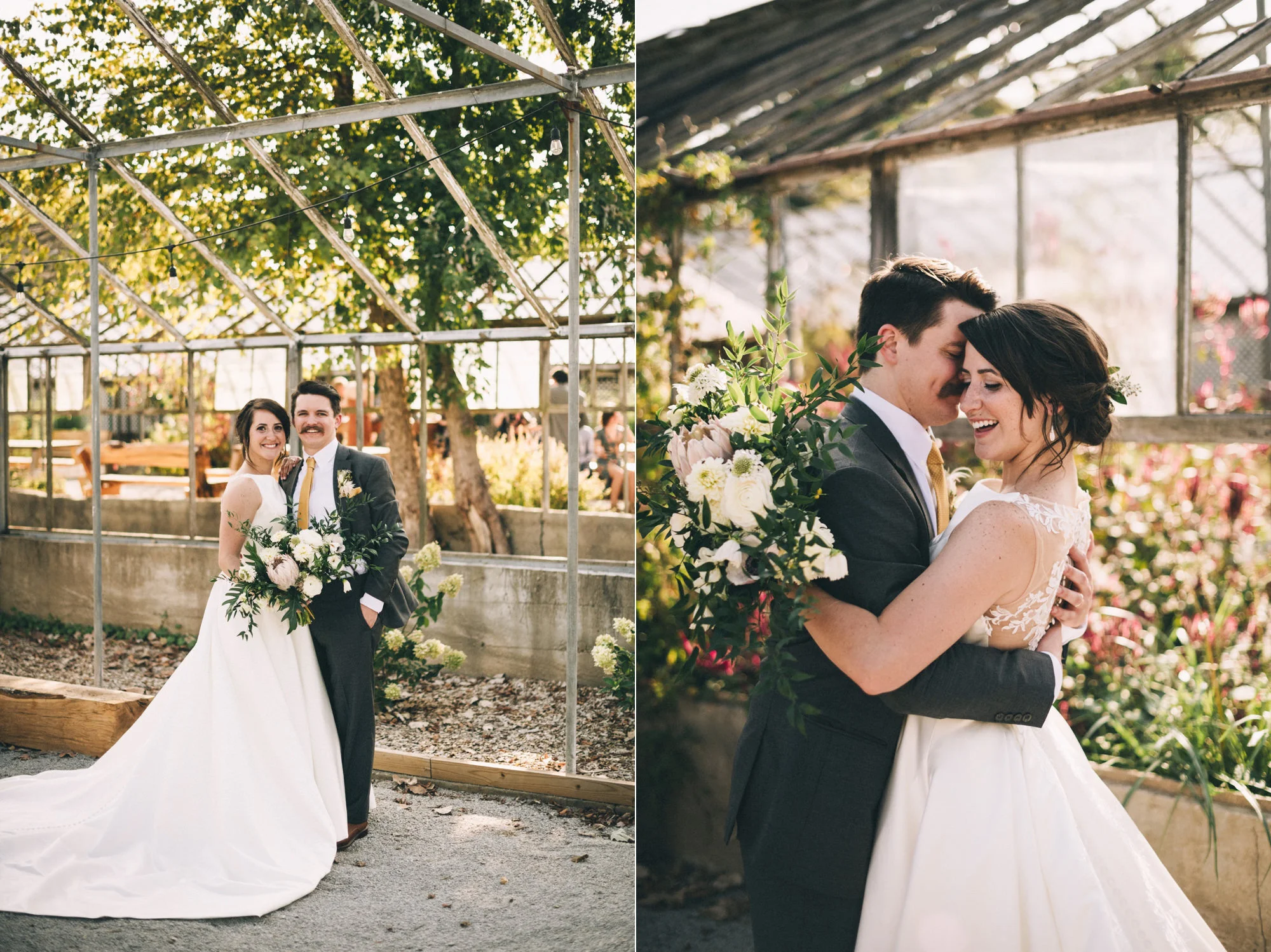 Greenhouse Wedding at 3rd Turn Brewery's Oldham Gardens by Louisville