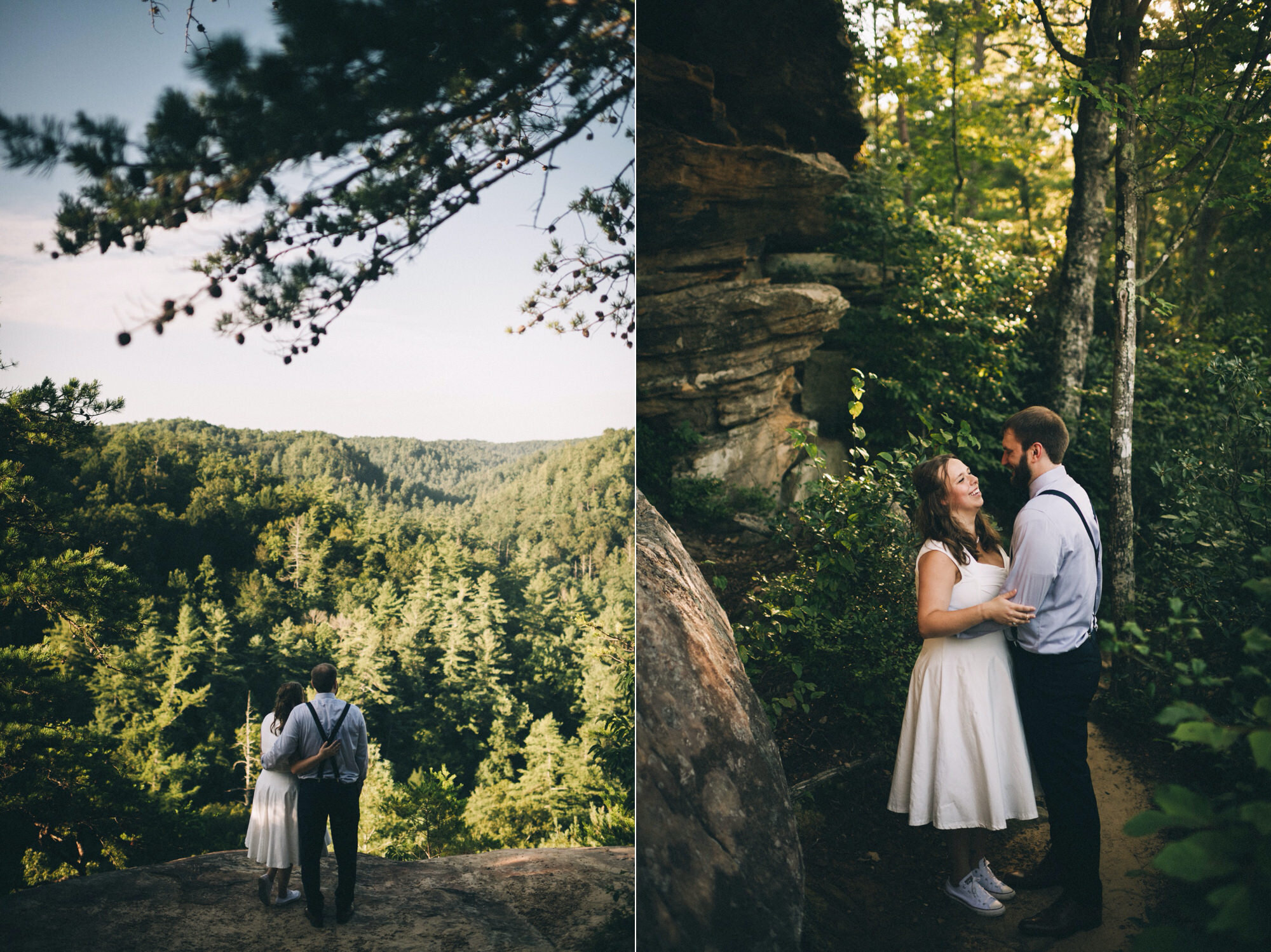 Adventurous Red River Gorge Hiking Elopement // Louisville Wedding Photographer