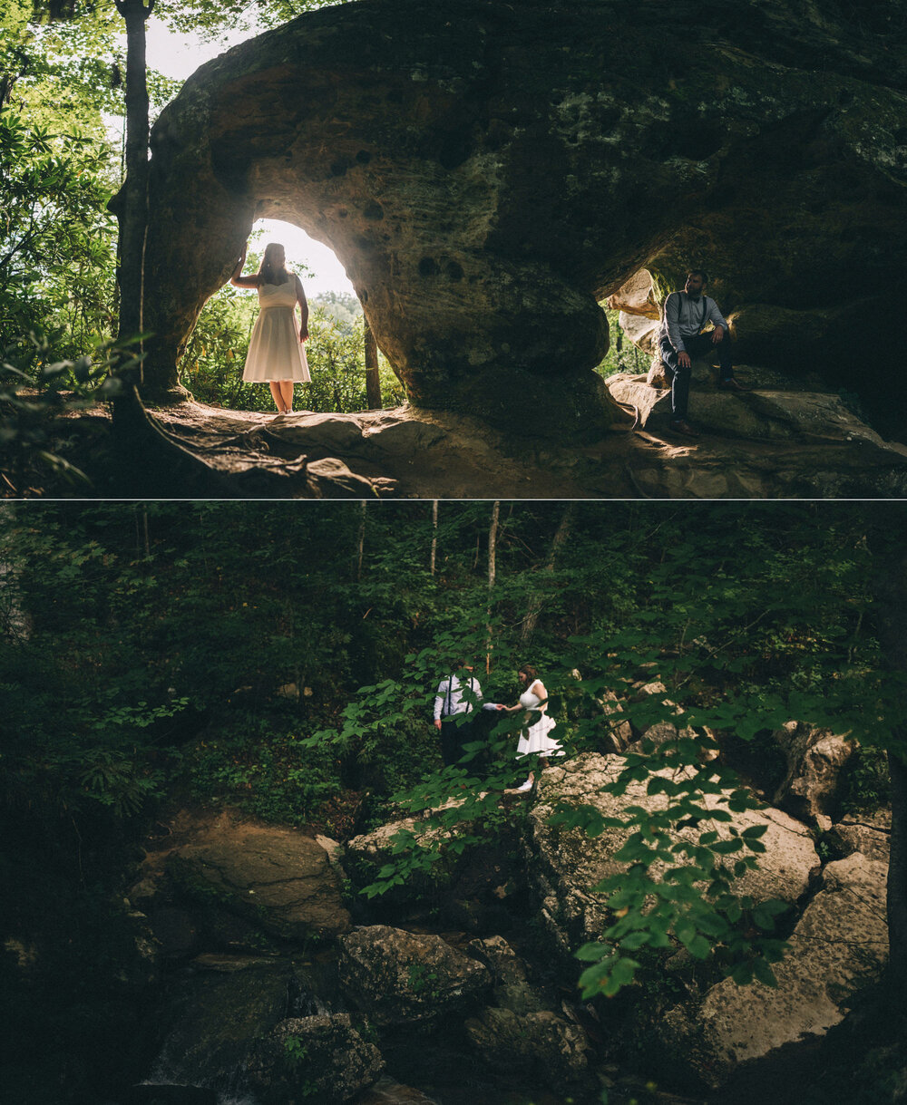 Adventurous Red River Gorge Hiking Elopement // Louisville Wedding Photographer