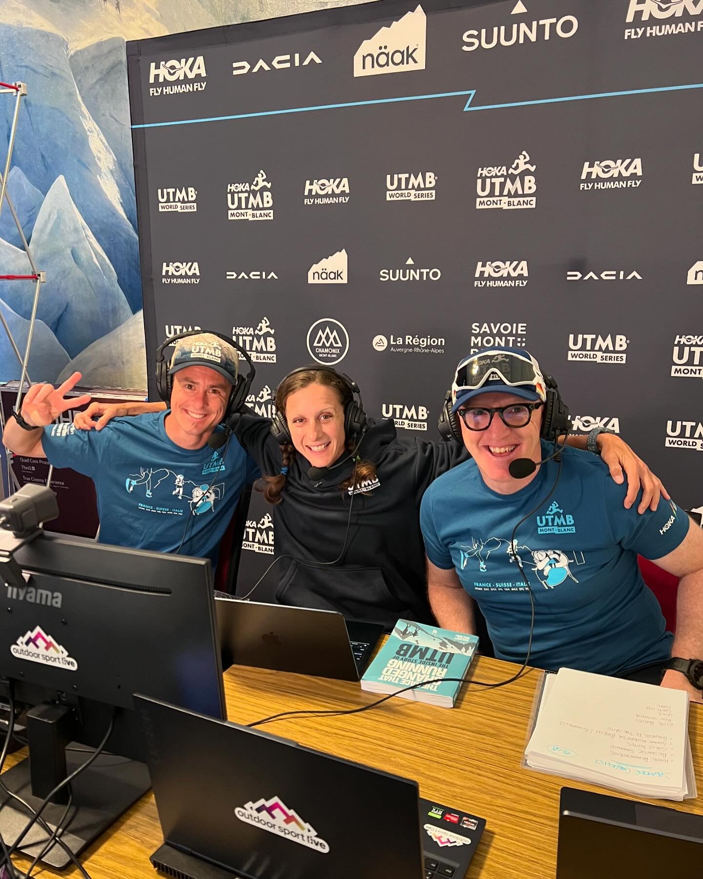 This round-the-world trip kicked off with a stop in Chamonix to participate in the UTMB Live announcing team. I joined @knife_blade &amp; @martingaff on the English Channel for a total of about 35 hours in 3 days. @majellb , @theultrarunnergirl and @