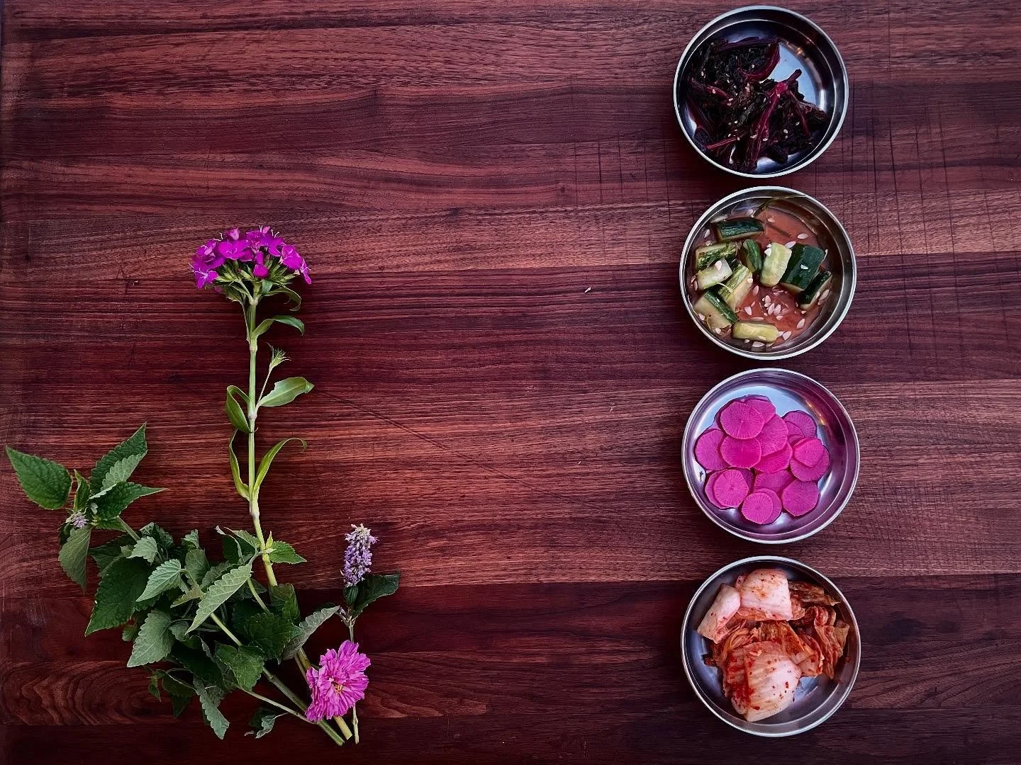 Our banchan isn&rsquo;t just sides &mdash; it&rsquo;s a celebration of color, season, and farm freshness 🌿

#HarmonyKoreanBBQ #BanchanLove #FarmFreshFlavors #KoreanTableTradition #EatLocal