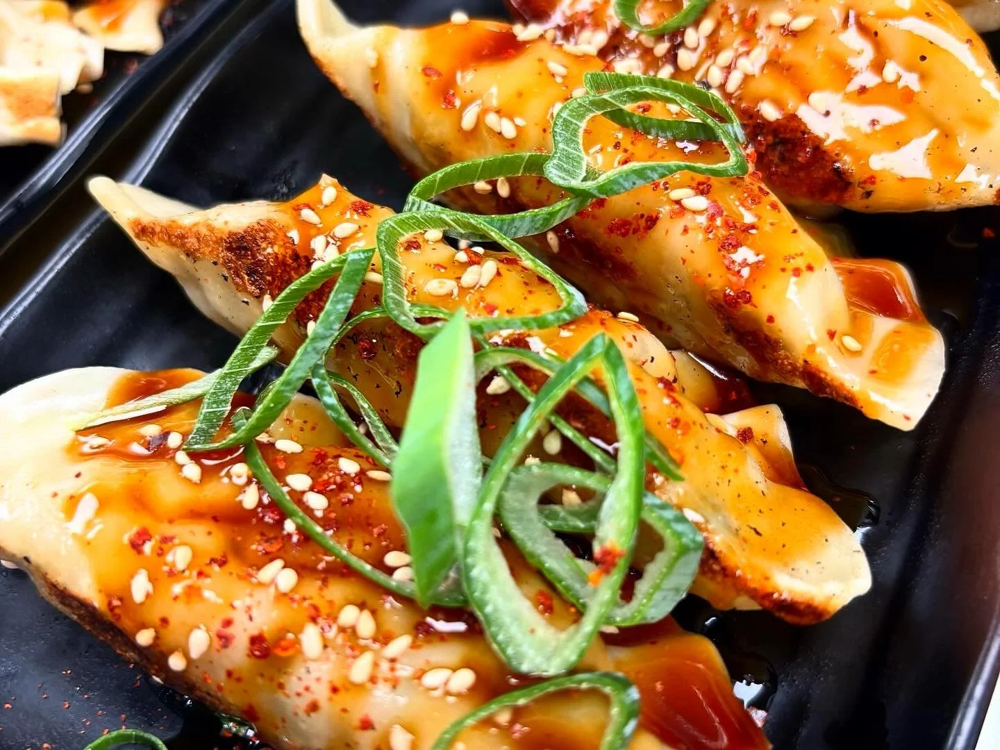 Golden-crisp dumplings drizzled with our signature soy glaze and a sprinkle of heat 🔥 Perfect start to your BBQ feast.

#HarmonyKoreanBBQ #BloomingtonEats #KoreanFoodLovers #DumplingDreams #FarmToTableFlavors