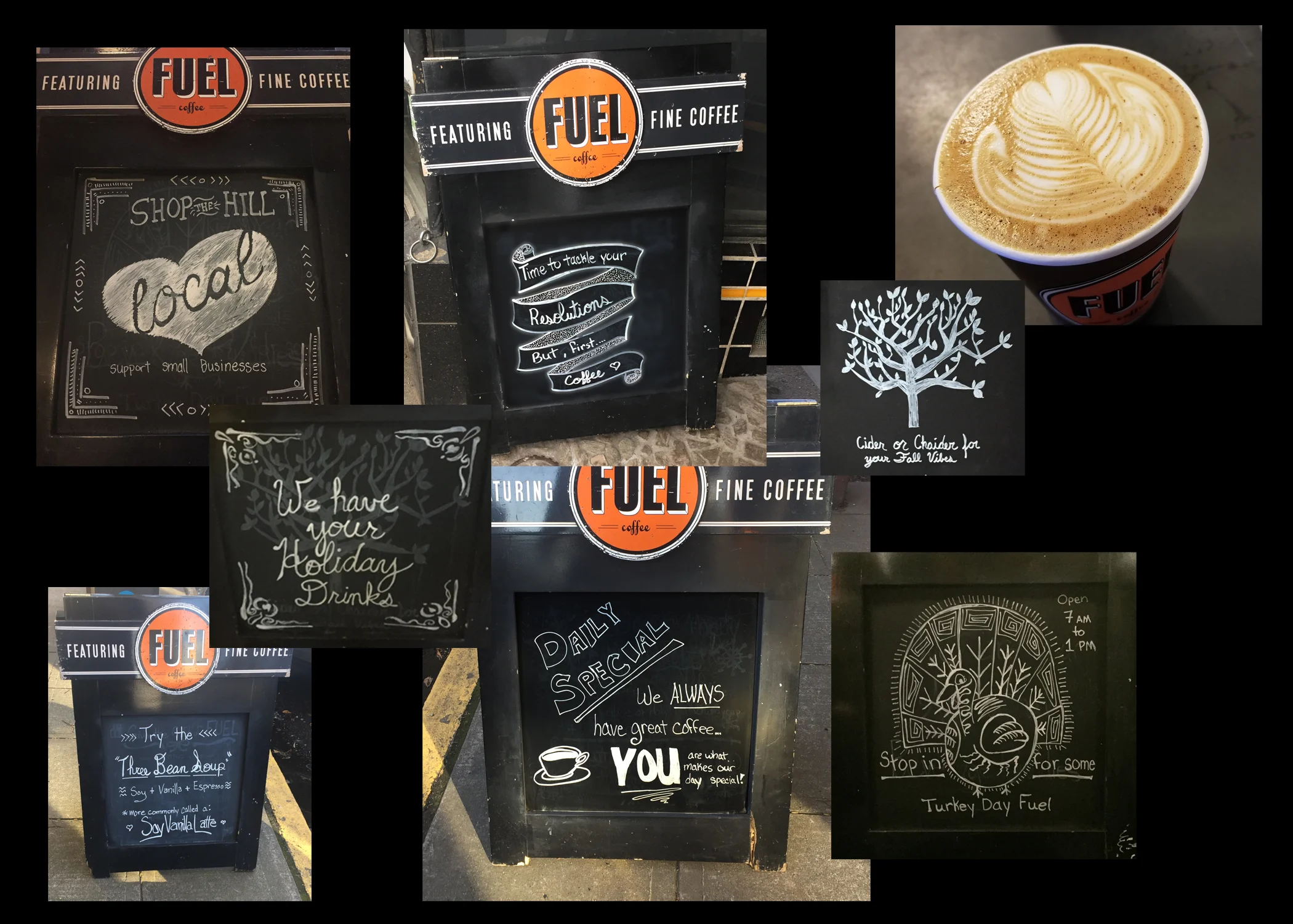 Sign Board : Fuel Coffee