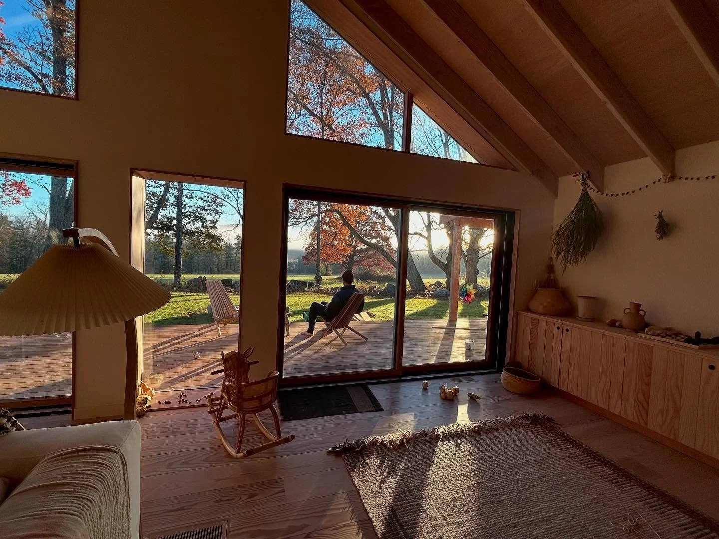 Deck dreams coming true 🙏🏼😍. Sunrise #fallintheberkshires