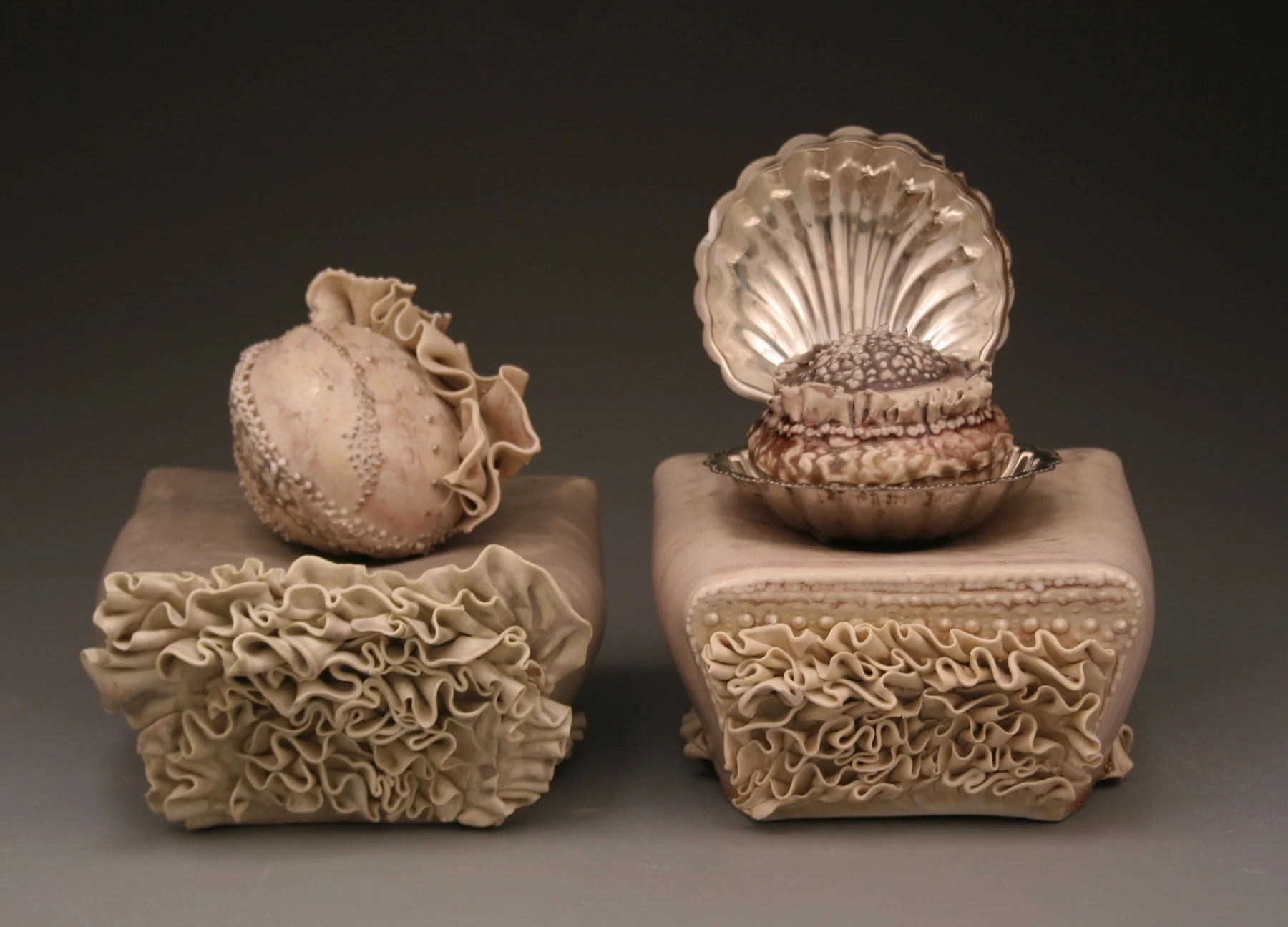 2010 porcelain, luster, found object