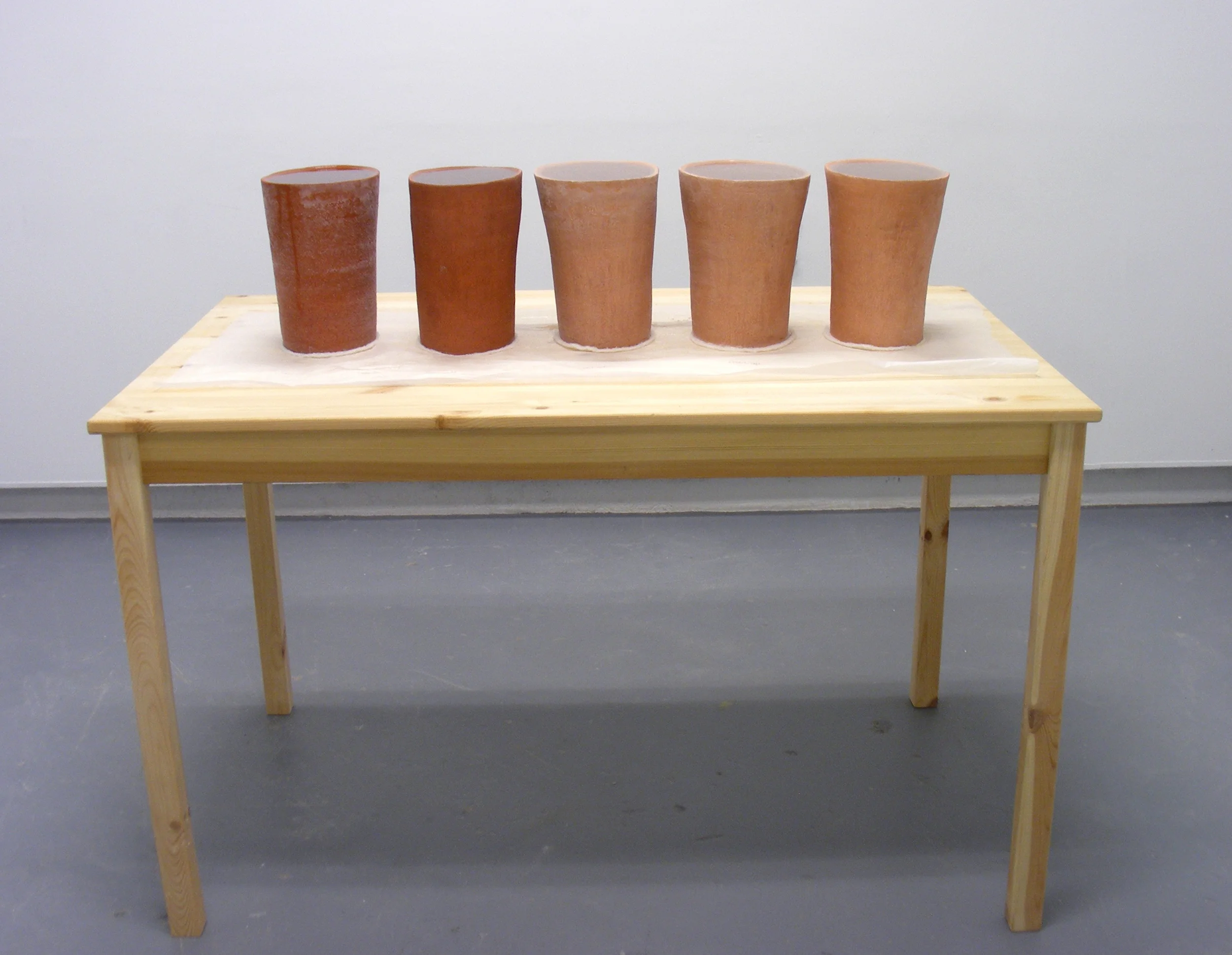 5 solutions 2016 terra cotta, salt, water, tracing paper, time