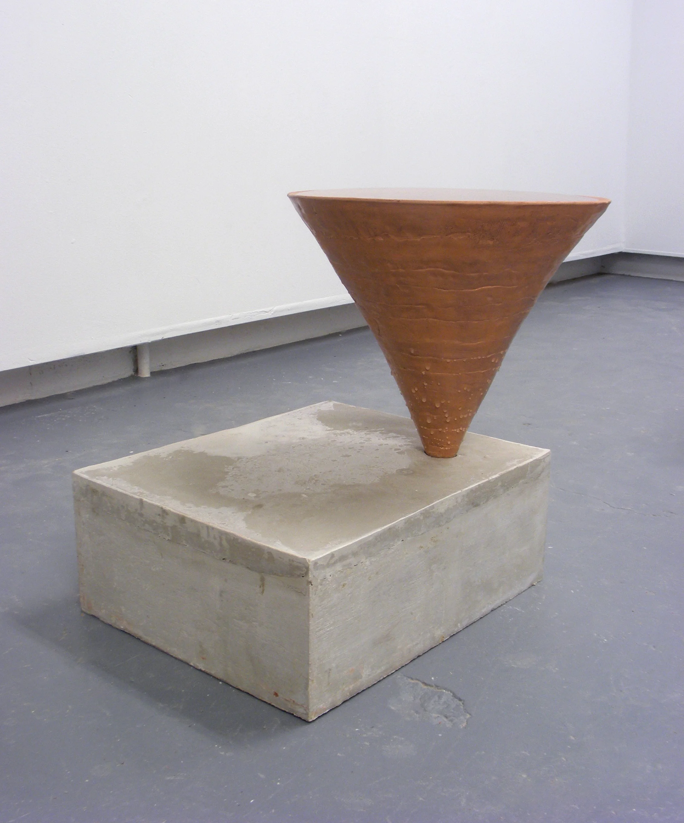 Sweat, baby 2016 terra cotta, ultracal, water