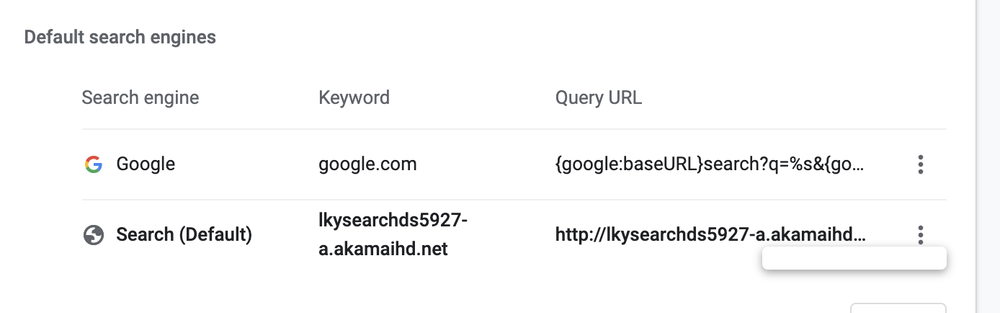 Can T Change Default Search Engine For Chrome On A Macos Device Malware Umzuzu Cloud Services