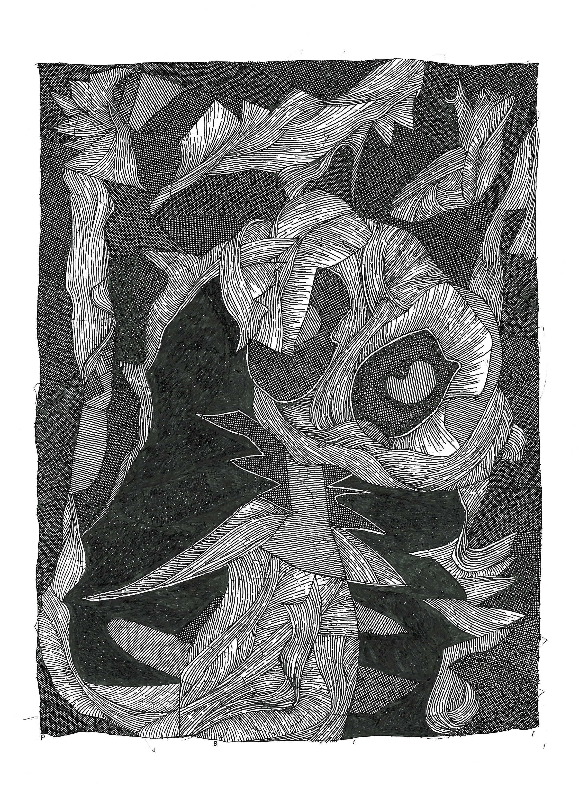 Pen and Ink - 6.5" x 9" - 2011 