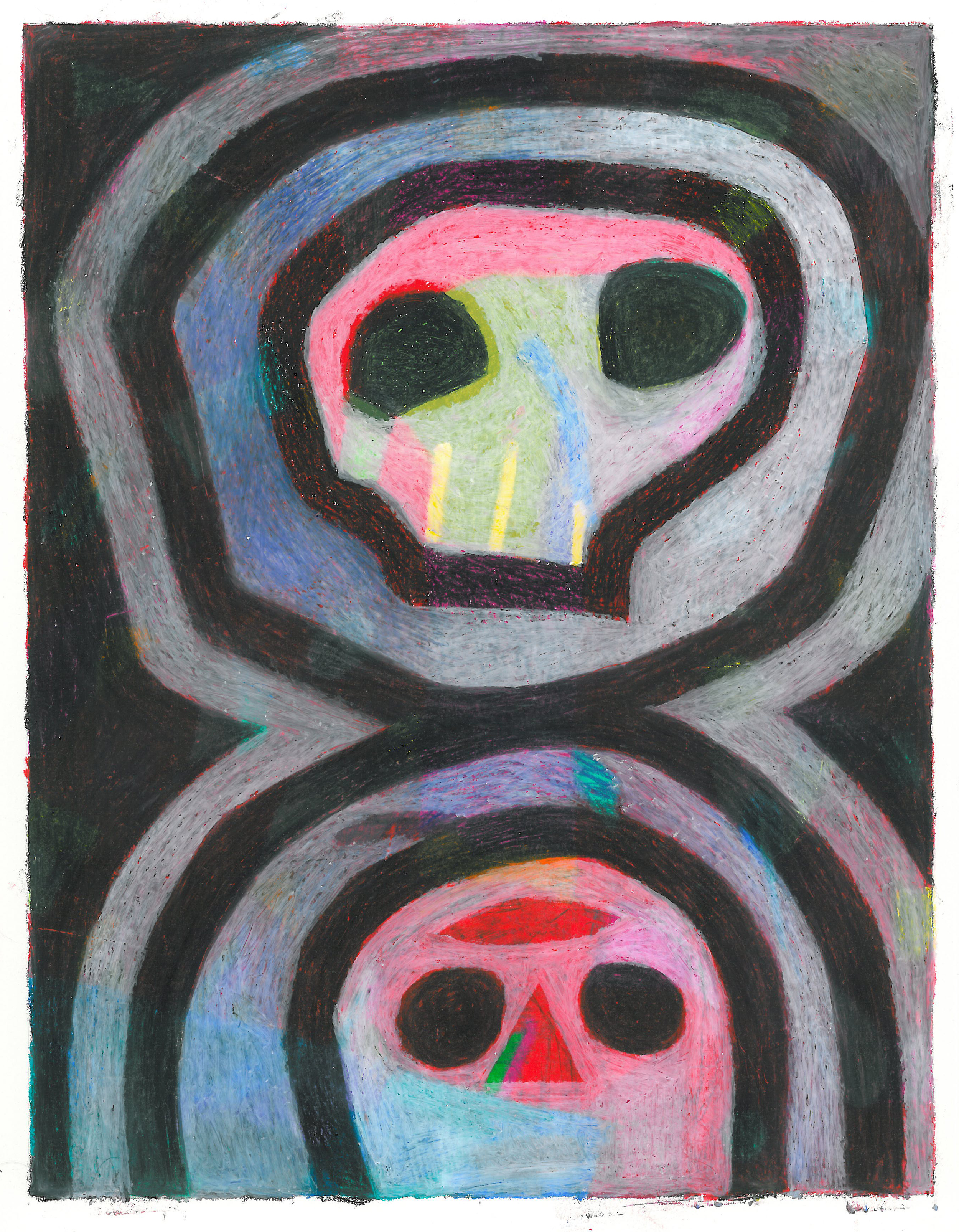  Oil Pastel - 8.5" x 11" - 1999 