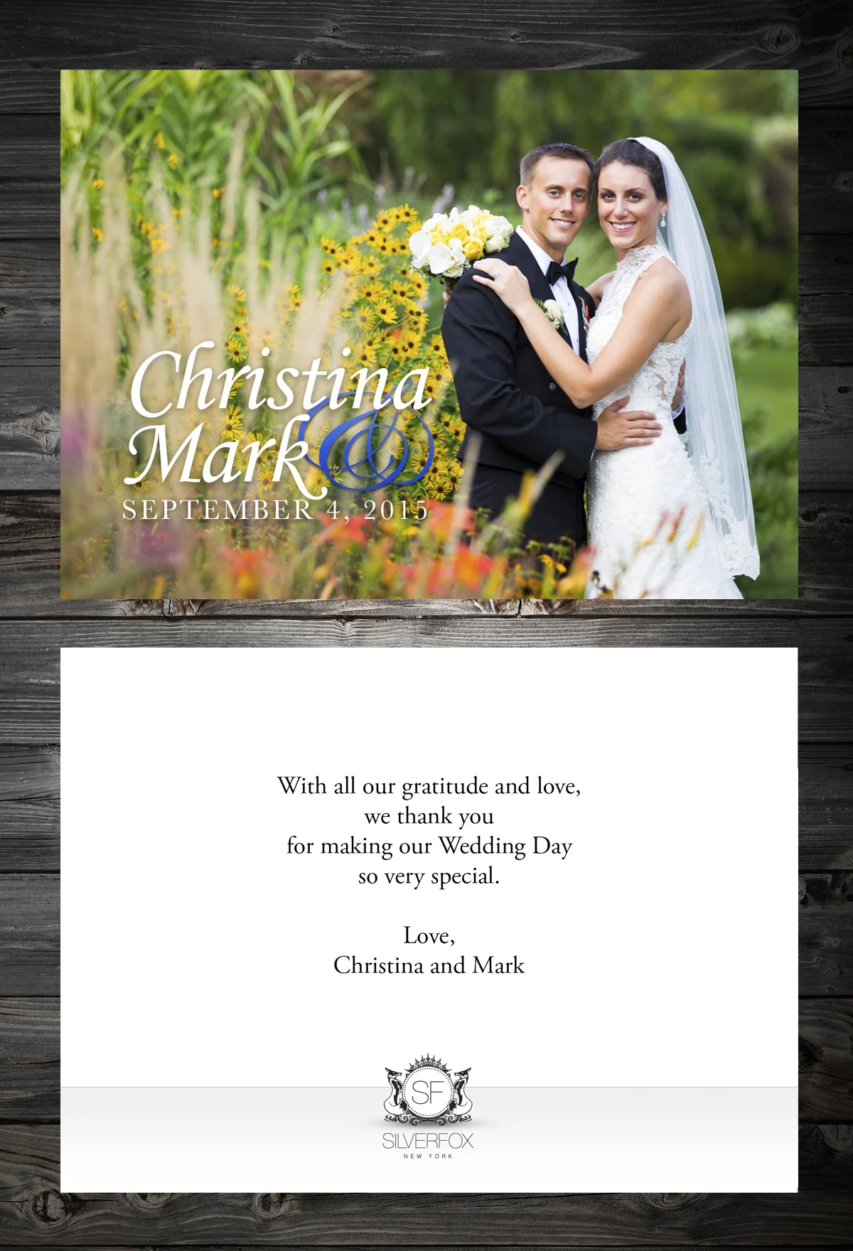 Thank You Card Etiquette — Silverfox Wedding Photography & Cinematography