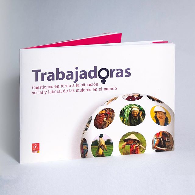 Brochure "Women workers, questions about the social and labour situation of women in the world".

Client: Fundació Pau i Solidaritat CCOO Catalunya

Graphic design, and production: Ars Satèl-lit

Igloo F