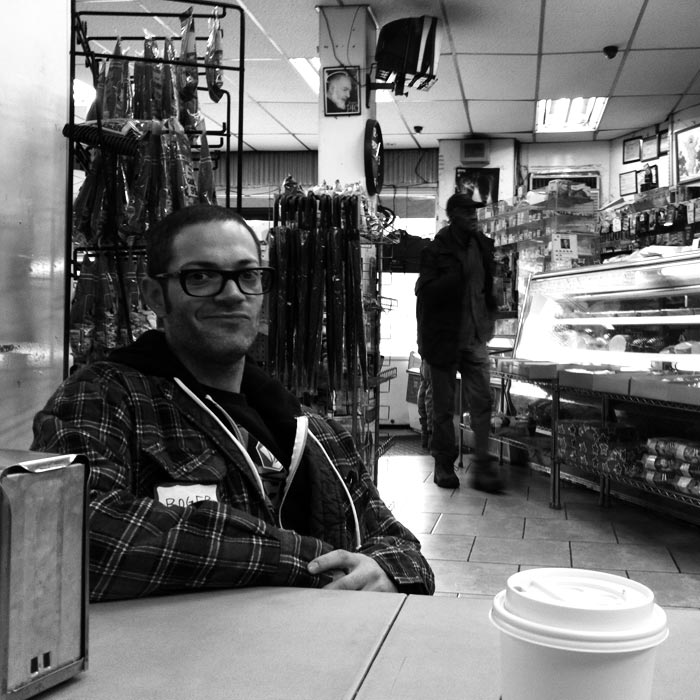 Awaiting $100 worth of deli sandwiches.