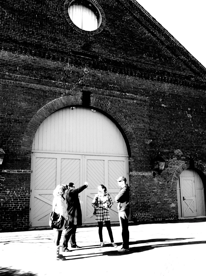 My beautiful baby sister Emily got engaged just after Hurricane Sandy hit. We visited Tredegar Iron Works downtown as a potential wedding venue while we were home. The brick is incredible.