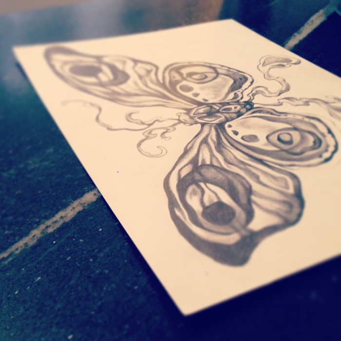 Original drawing, pencil.