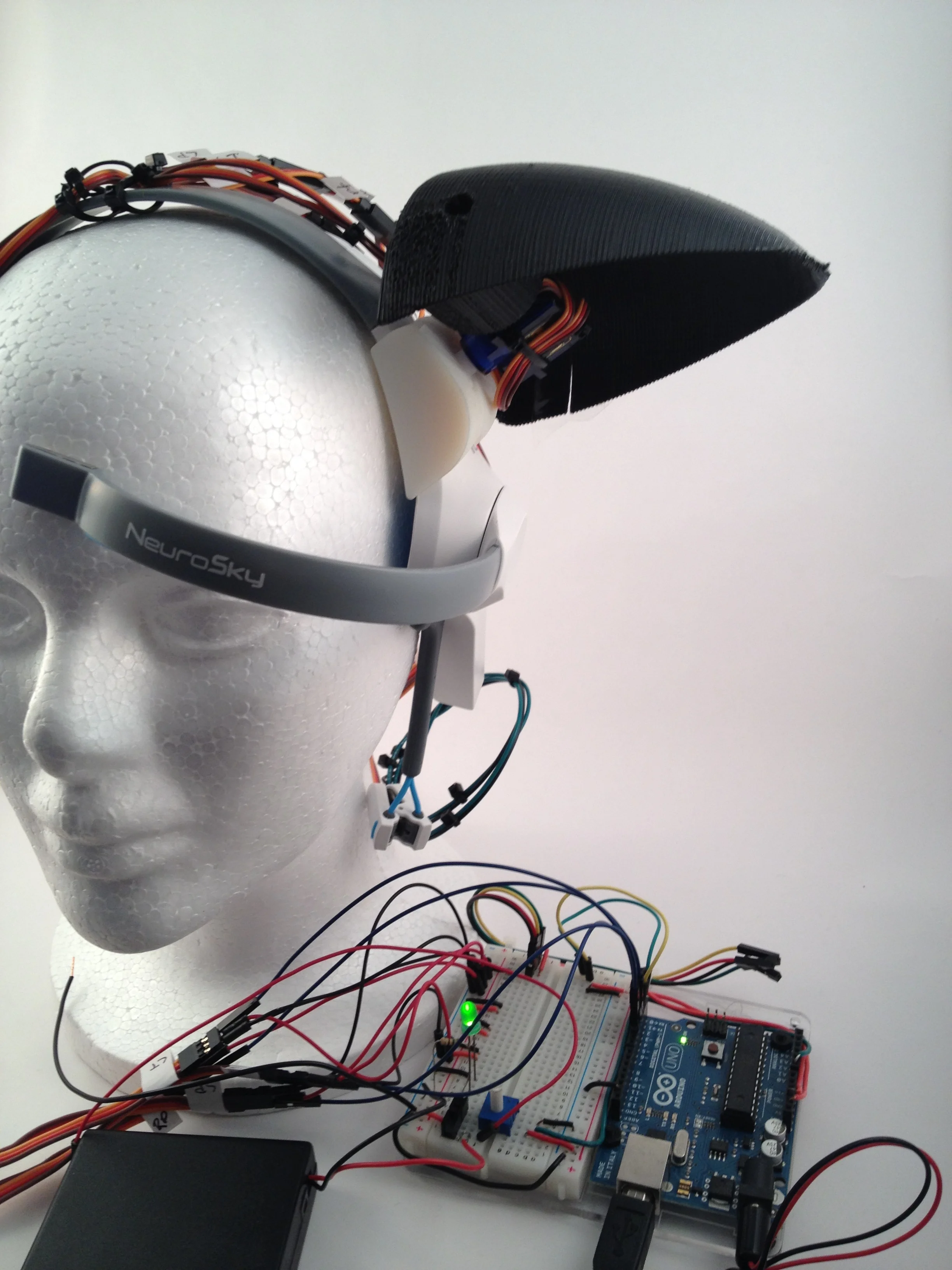  Below is a video showing one of the animation patterns in a loop.&nbsp;  The Arduino is sweeping the  attention &nbsp;variable from 0 to 100, pausing, then sweeping down to 0, pausing, and repeating the loop.&nbsp;  The design intent was that, if th