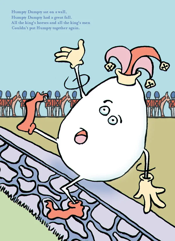 Humpty Dumpty from Pen & Ink Nursery Rhyme Series