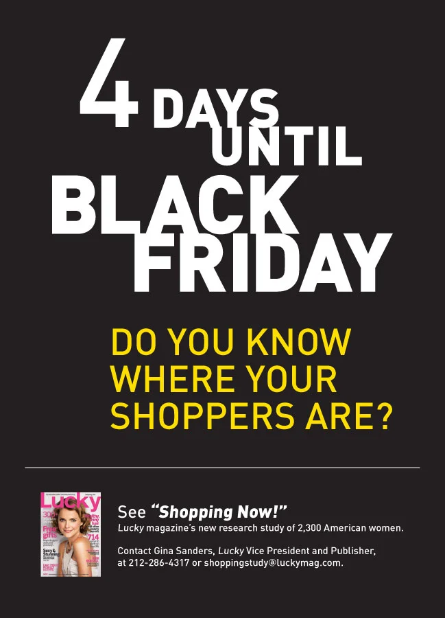 Lucky Magazine Fullpage Ad