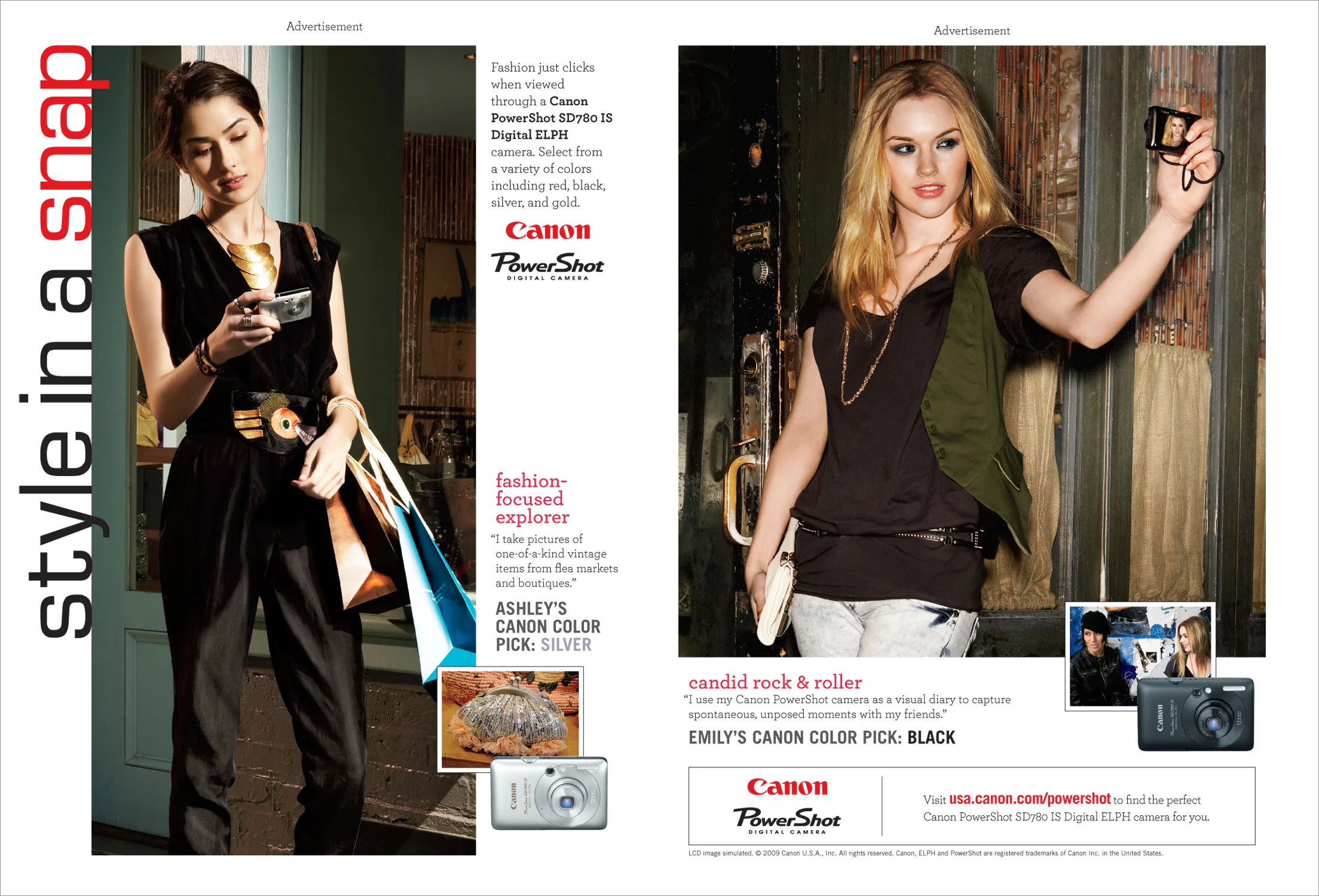Canon Advertorial for Lucky Magazine