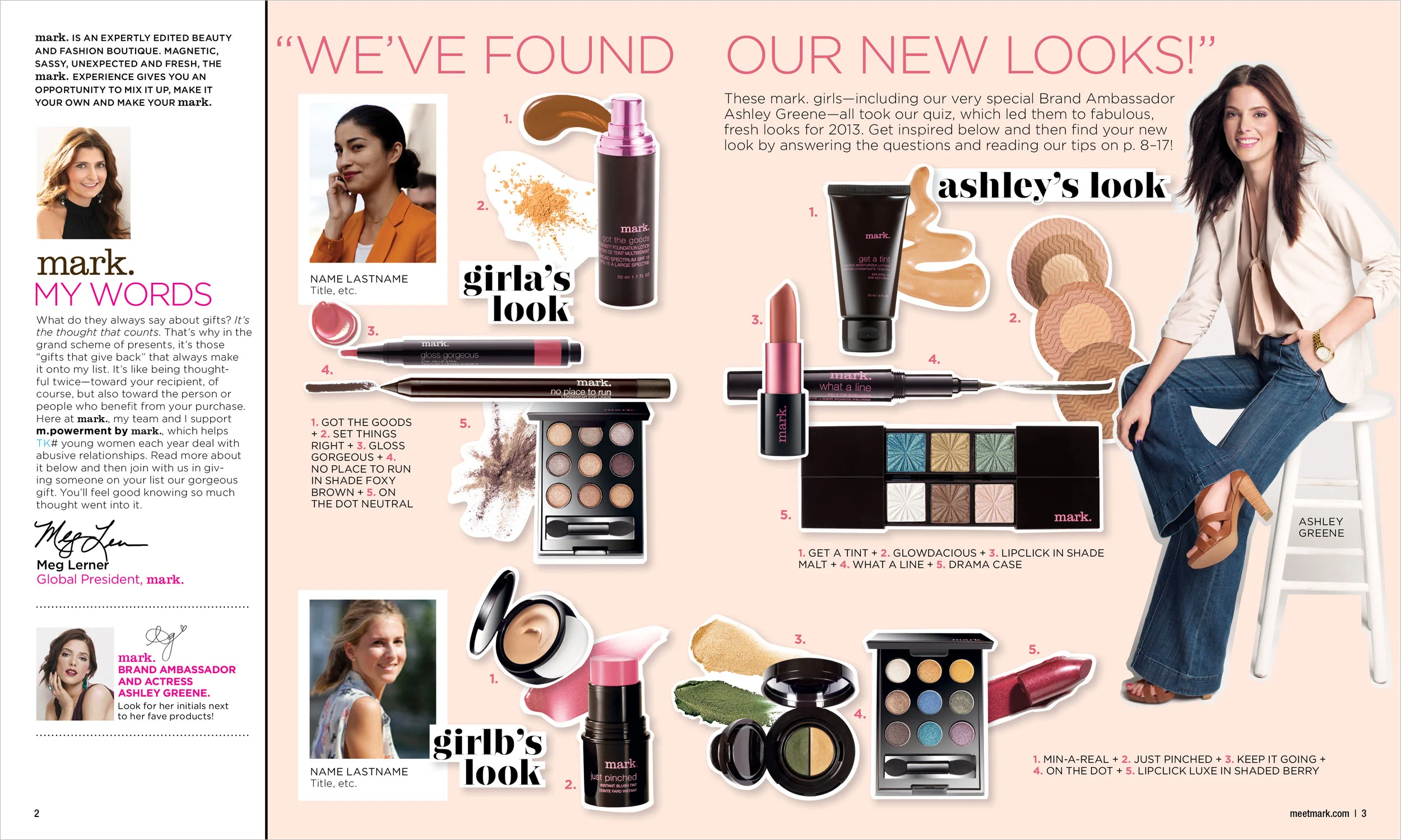 Index for Avon mark. Magalog