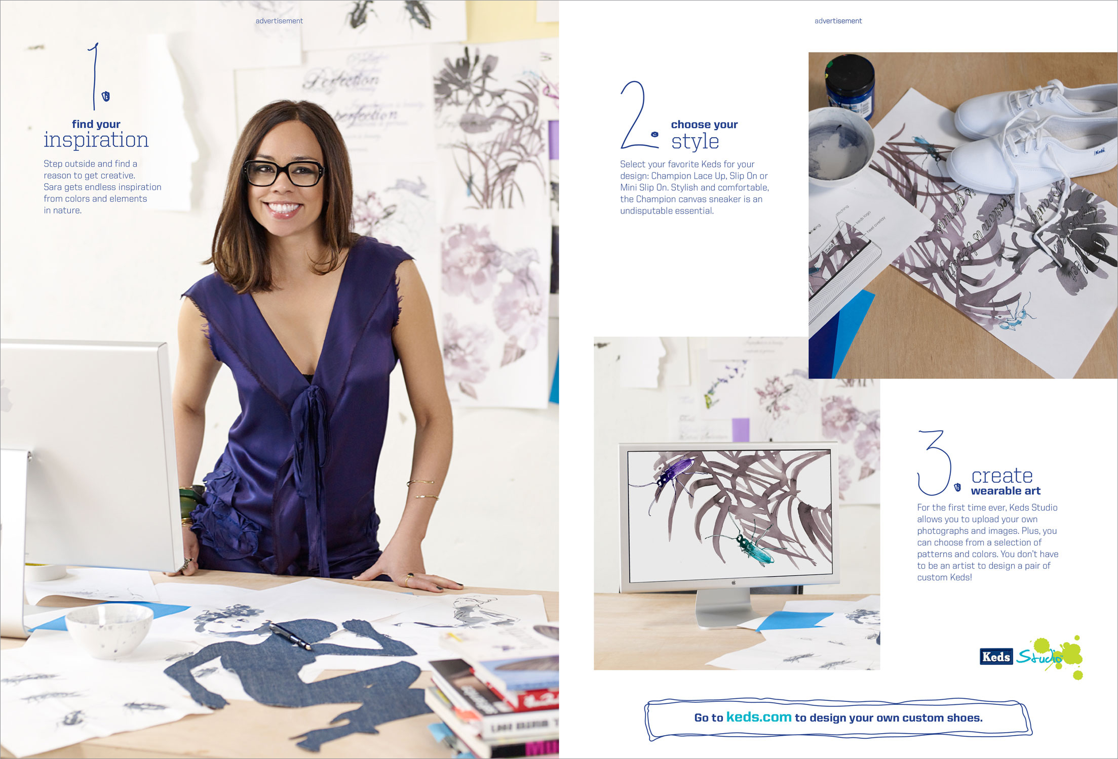 Keds Advertorial Comp for Lucky Magazine