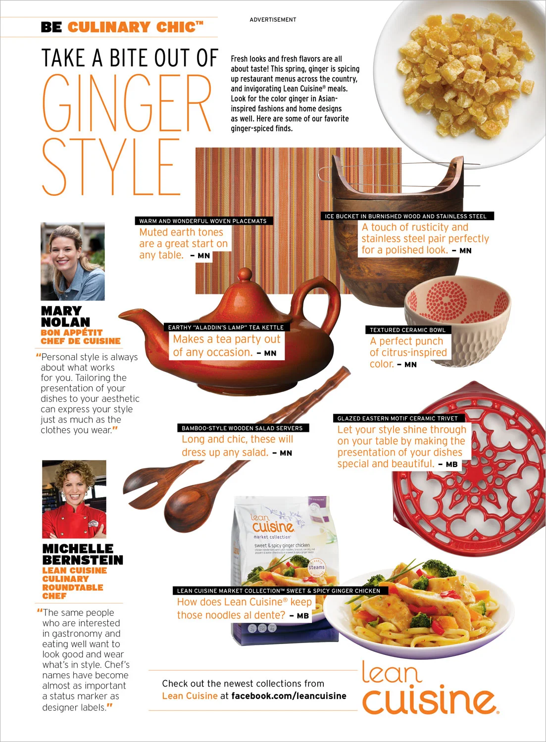 Lean Cuisine Advertorial for Condé Nast Publications